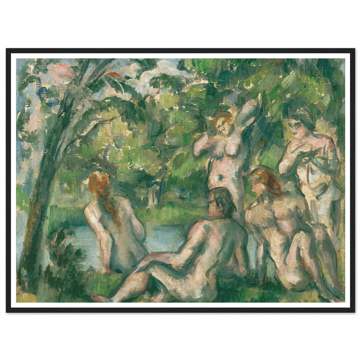 Bathers 2 Art Print | Paul Cezanne-Quipham Collections