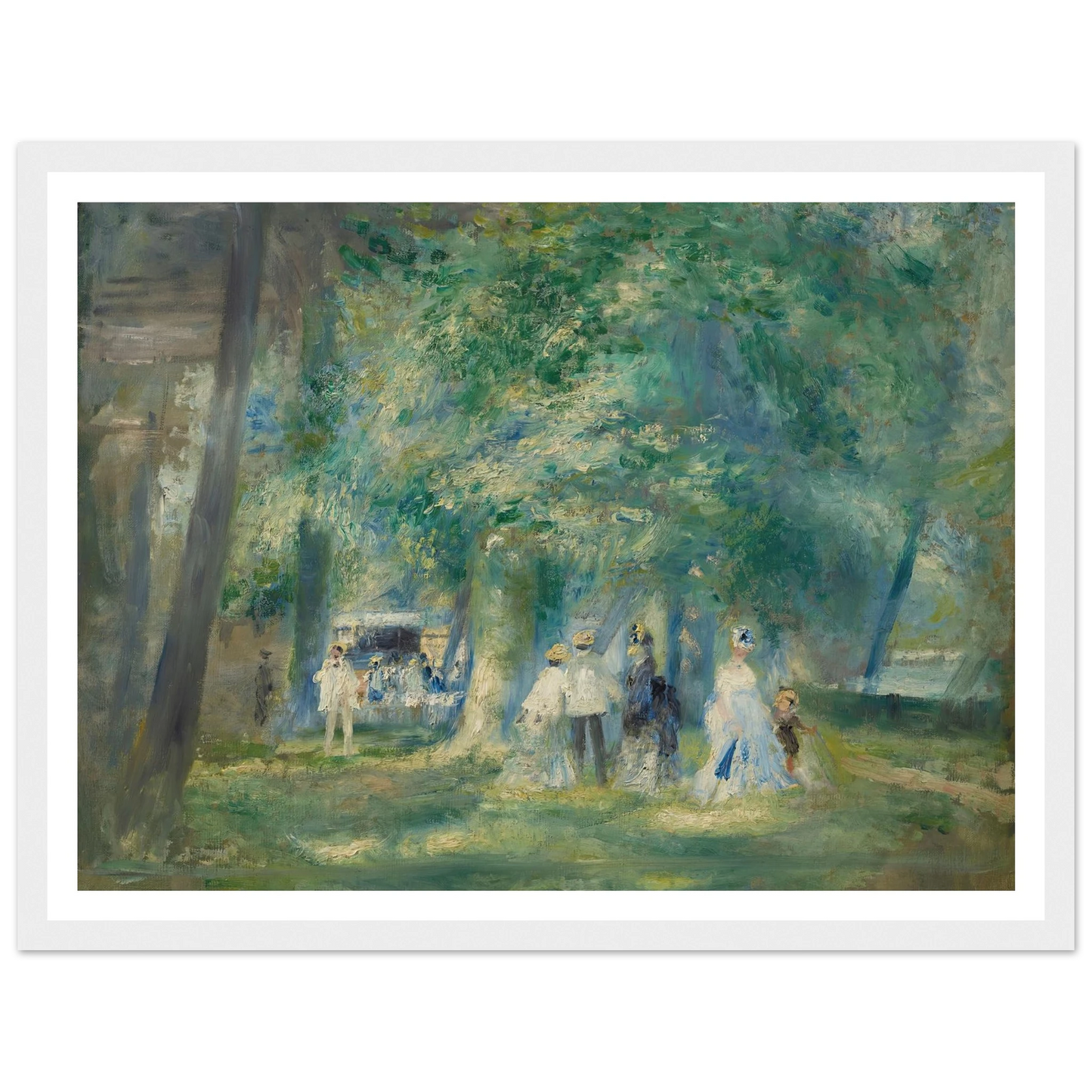 La fête à Saint-Cloud (1871) Art Print | Pierre Auguste Renoir-Quipham Collections