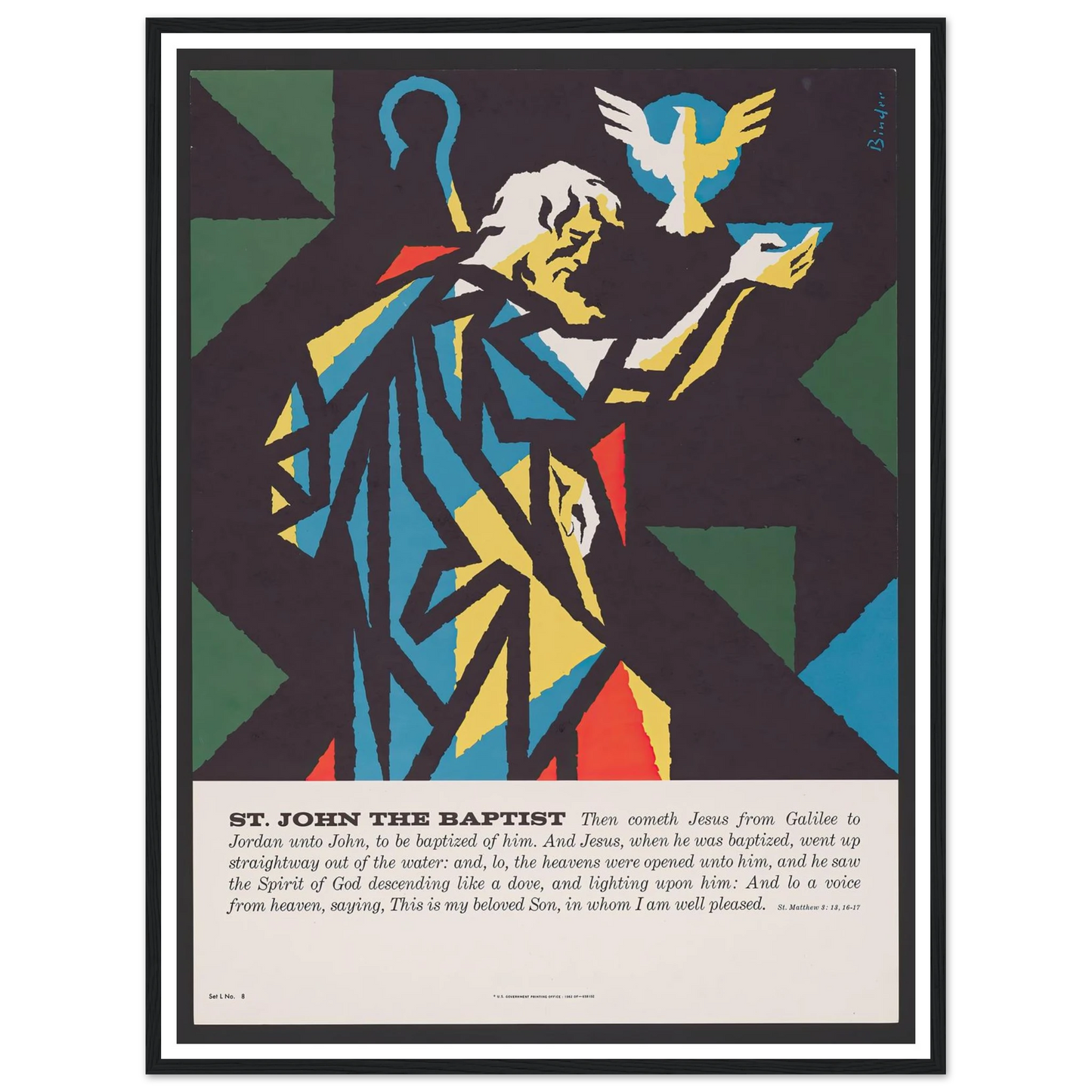 St. John The Baptist (1962) Art Print | Joseph Binder-Quipham Collections