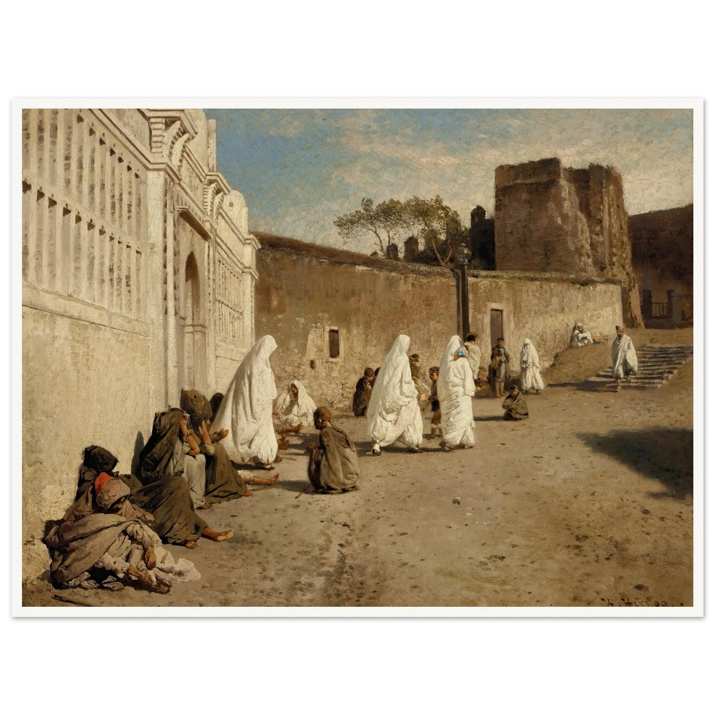 Entrance into the Alhambra, Spain Art Print | Hermann Ottomar Herzog-Quipham Collections