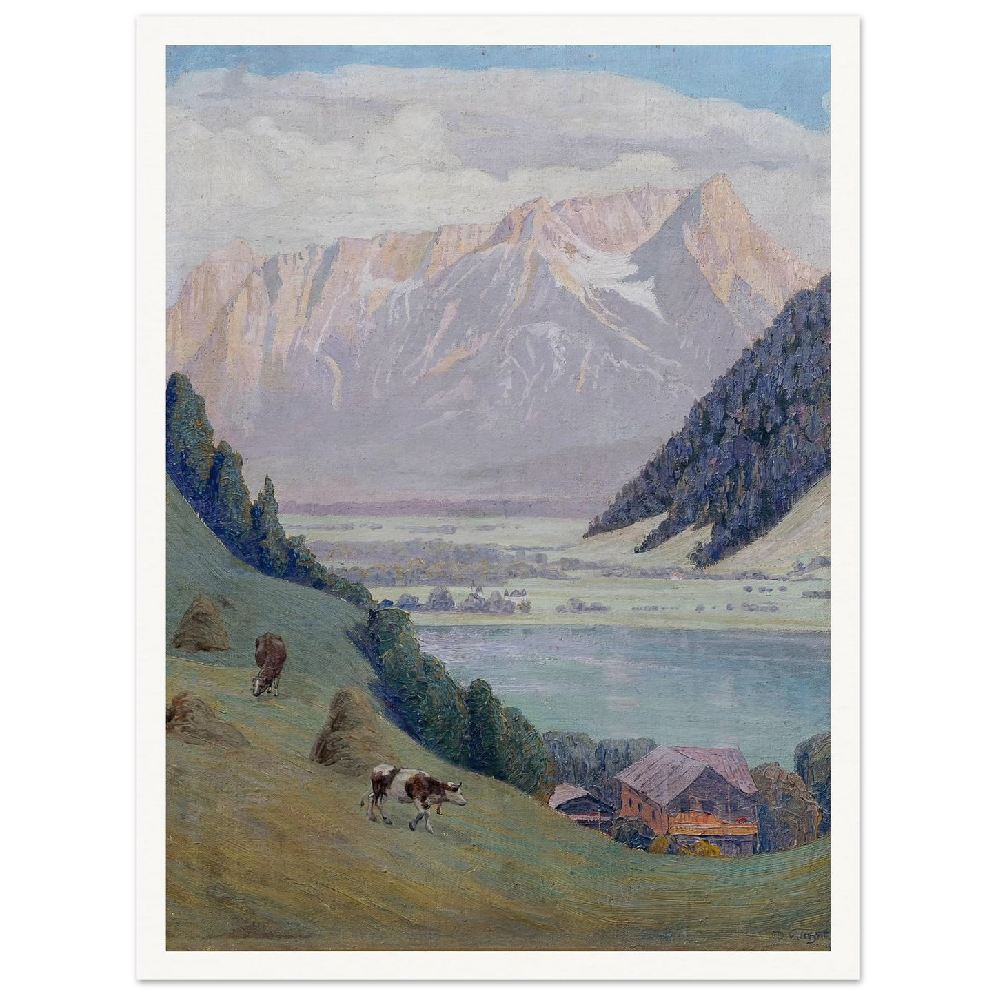 Bergsee (1911) Art Print | Max Kahrer-Quipham Collections