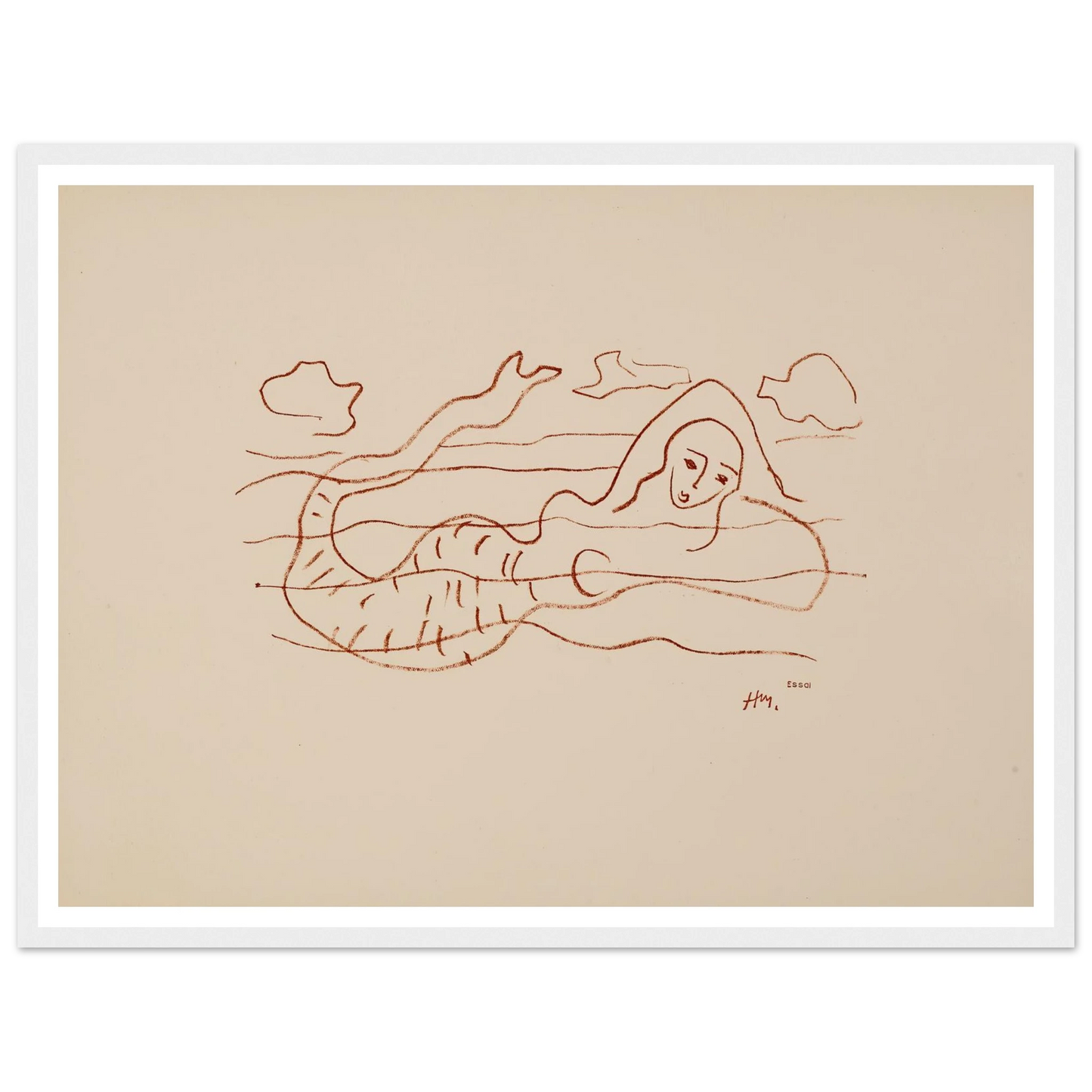 Sirènes (1942) Art Print | Henri Matisse-Quipham Collections
