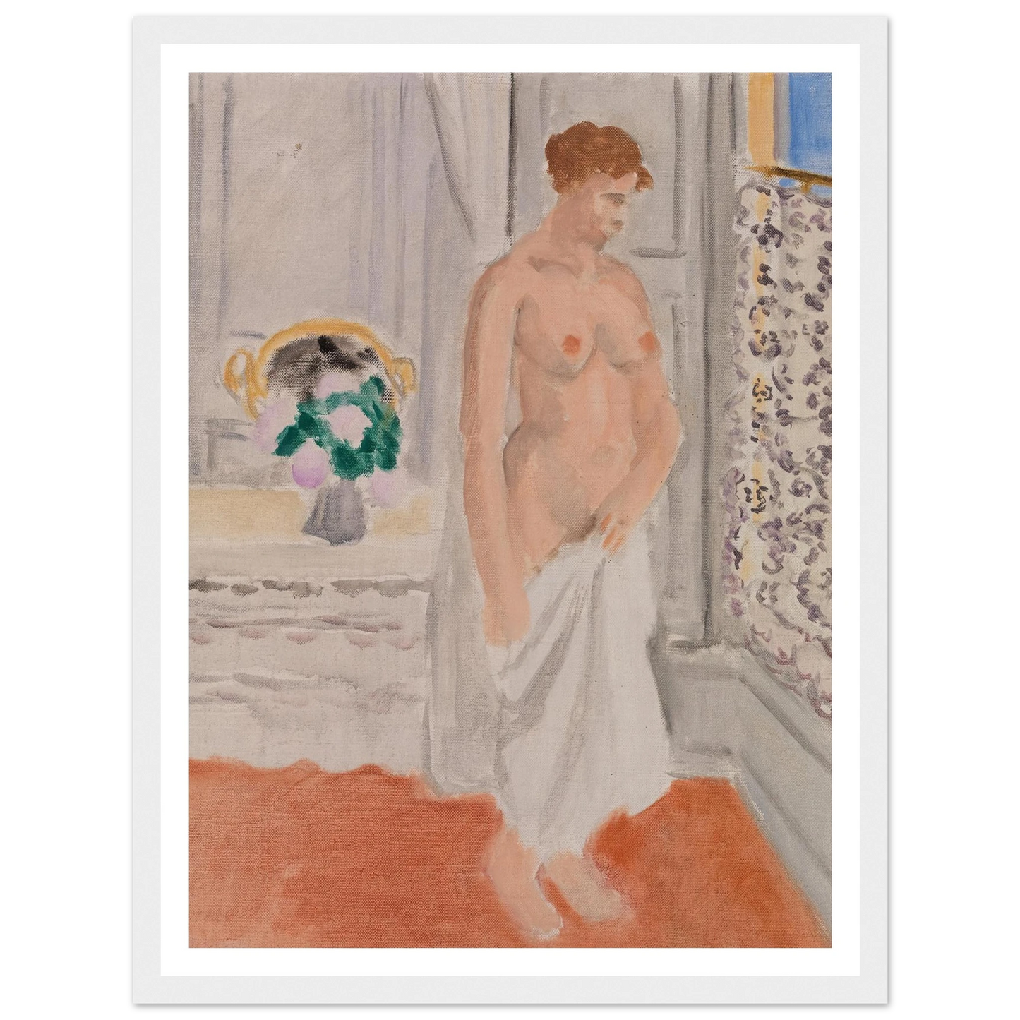 Standing Nude near Window (1919-1920) Art Print | Henri Matisse-Quipham Collections