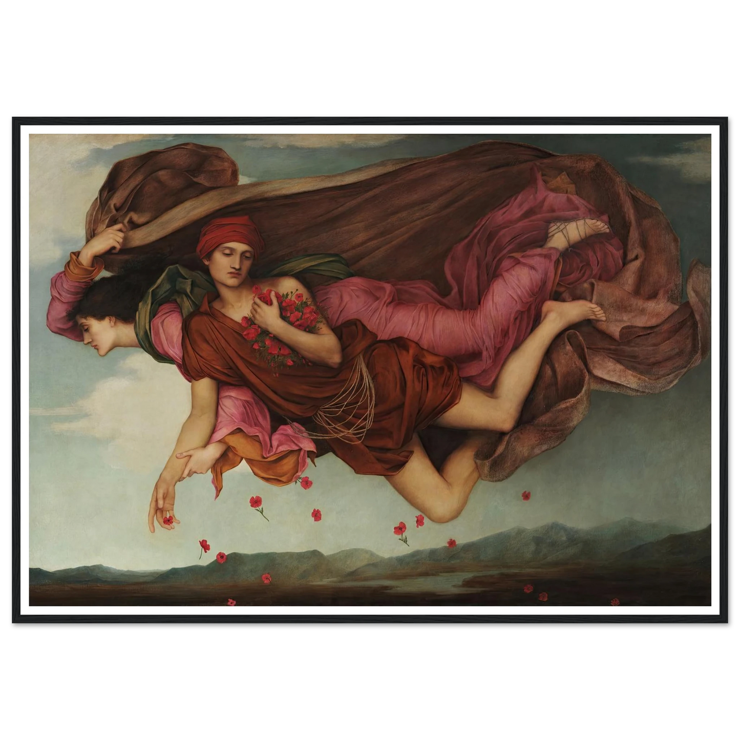 Night and Sleep (1878) Art Print | Evelyn de Morgan-Quipham Collections