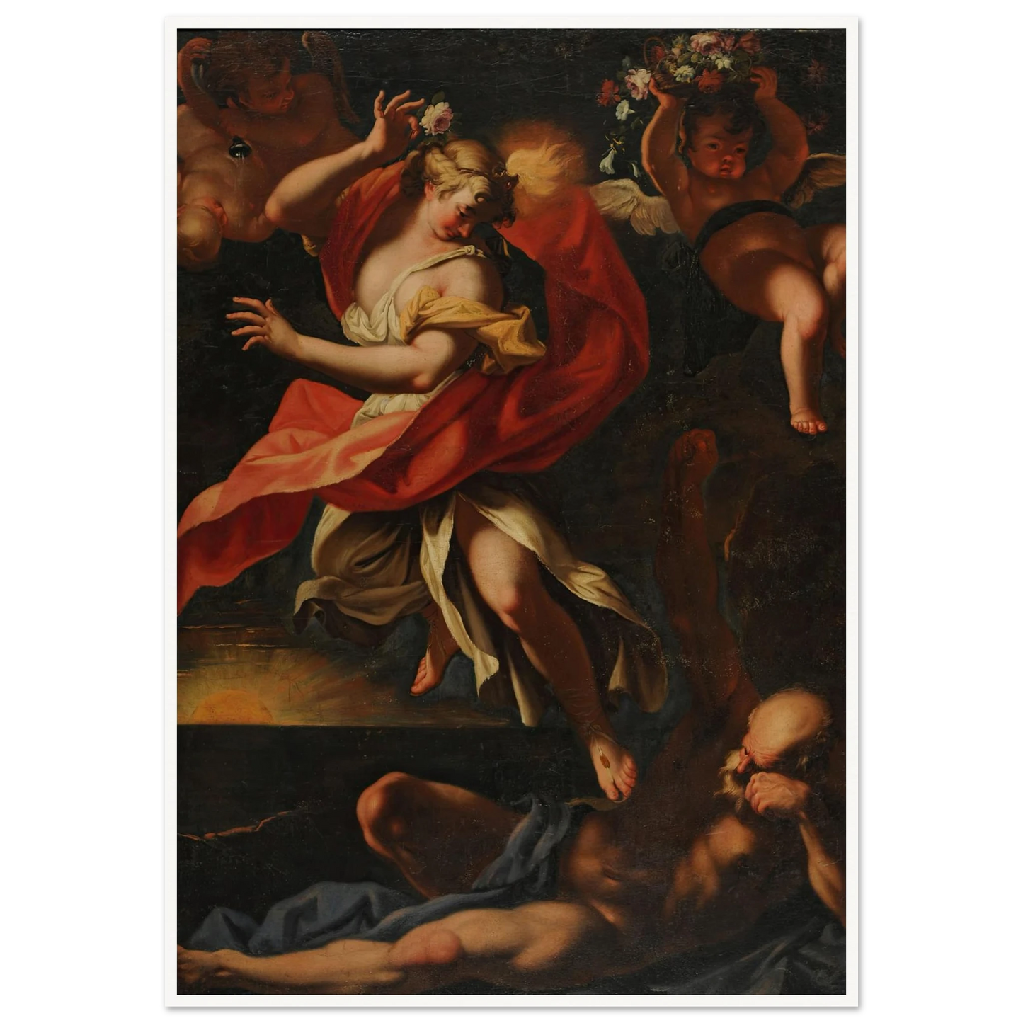 Aurora y Thyton Art Print | Sebastiano Ricci-Quipham Collections
