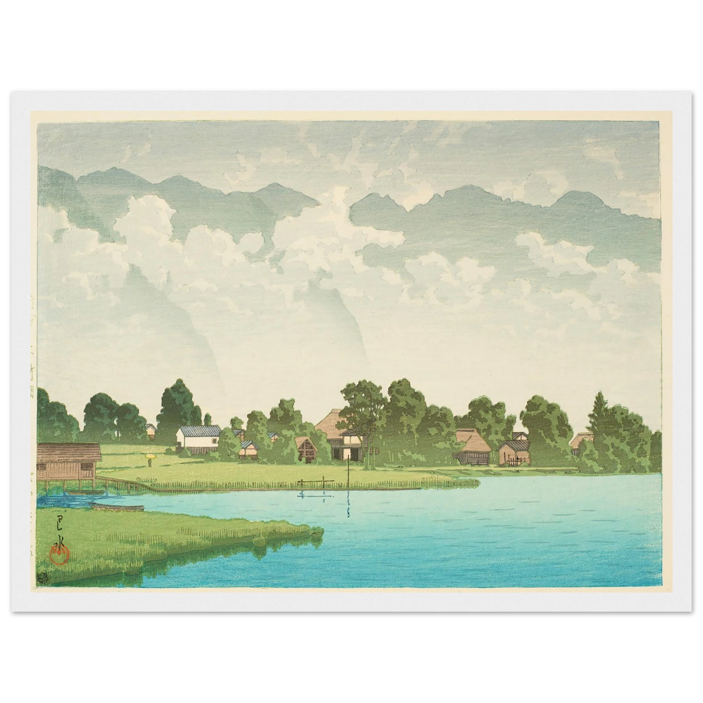 Shinshu Kizakiko (Kizaki Lake in Shinshu) (1941) Art Print | Kawase Hasui-Quipham Collections