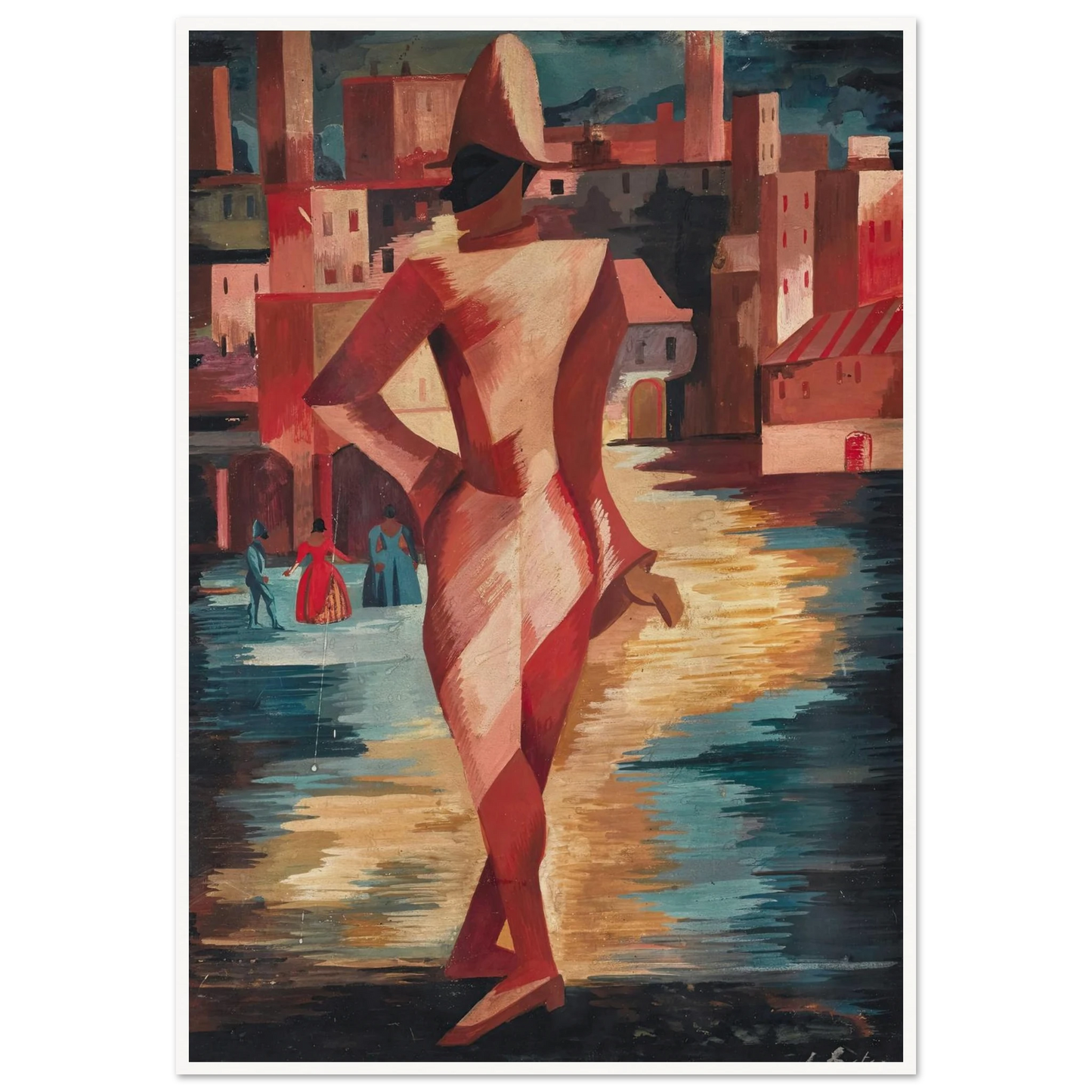 Pulcinella Art Print | Alexandra Exter-Quipham Collections