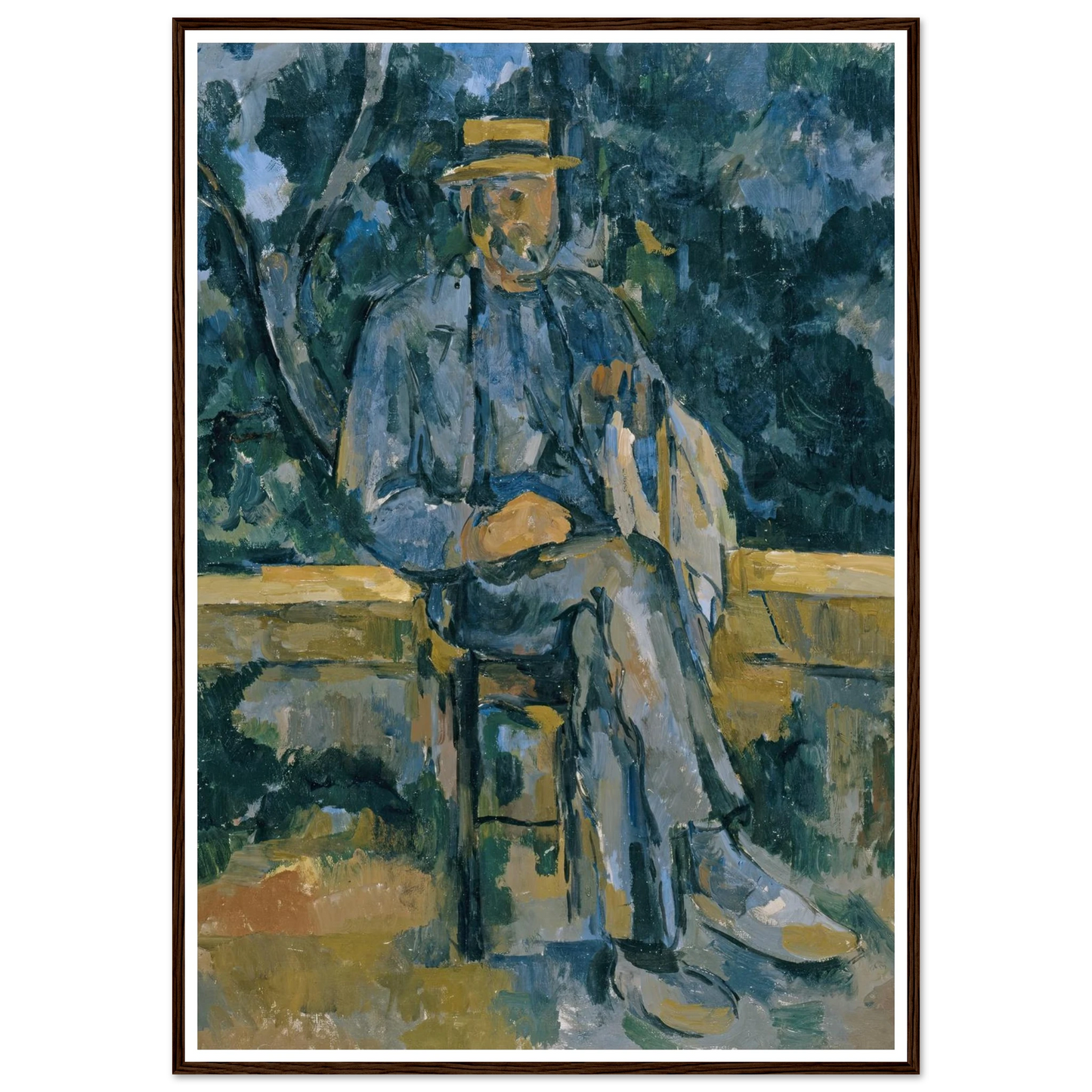 Portrait of Peasant (from 1905 until 1906) Art Print | Paul Cezanne-Quipham Collections