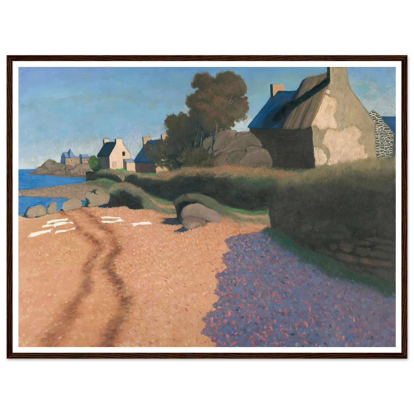 Landscape At Loguivy (1923) Art Print | Felix Vallotton-Quipham Collections