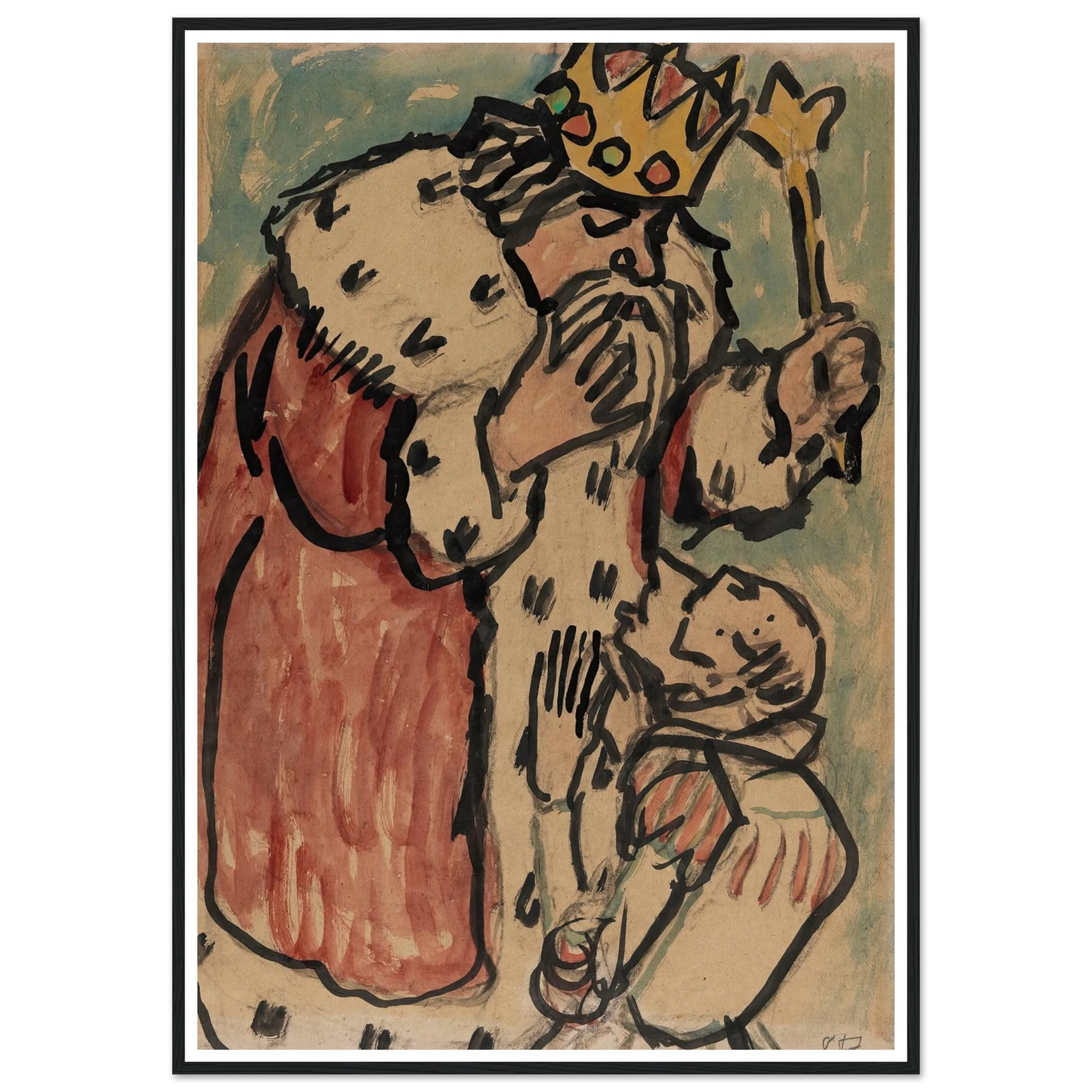 König (1910) Art Print | Christian Rohlfs-Quipham Collections