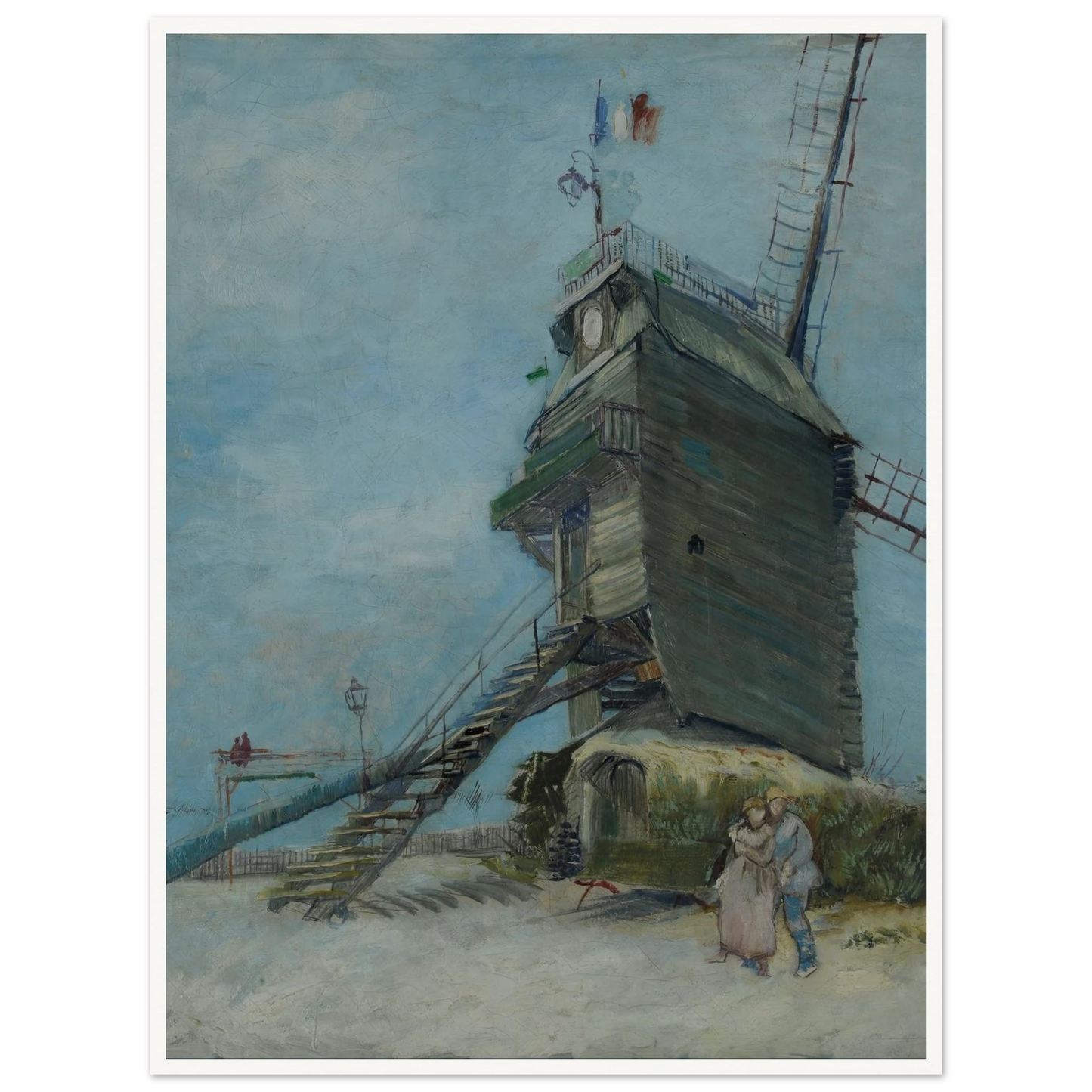 Le Moulin de la Galette (ca. 1886) Art Print | Vincent van Gogh-Quipham Collections