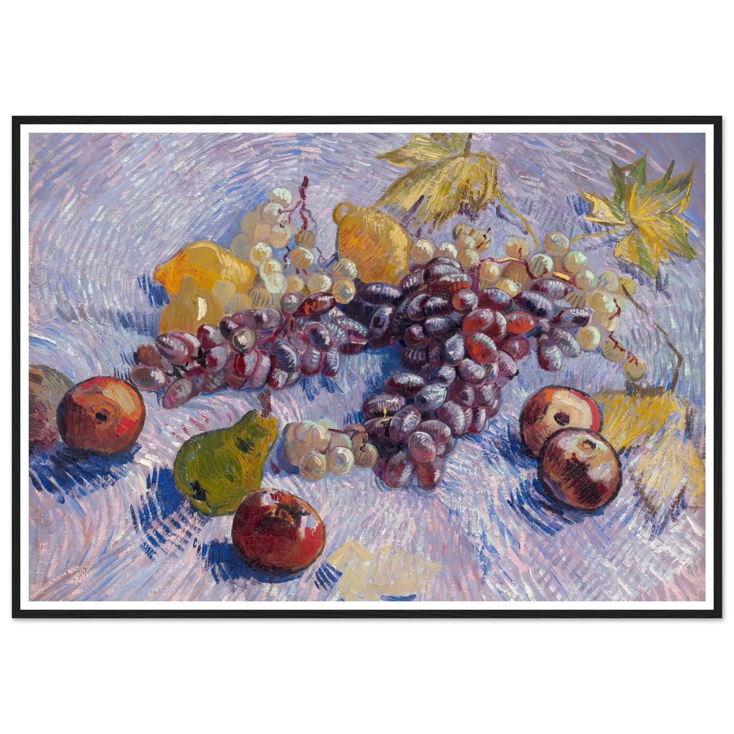 Grapes, Lemons, Pears, and Apples (1887) Art Print | Vincent van Gogh-Quipham Collections