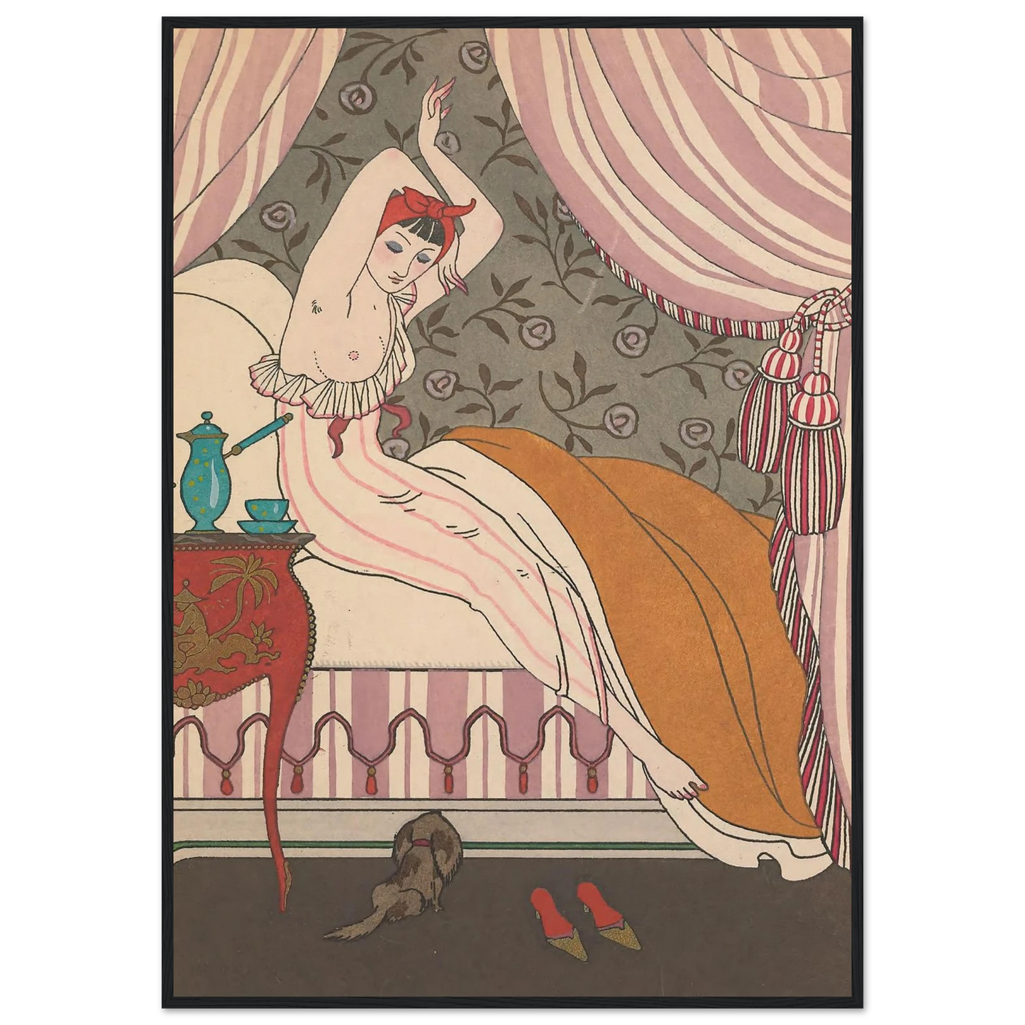 La Belle Matineuse (1914) Art Print | George Barbier-Quipham Collections
