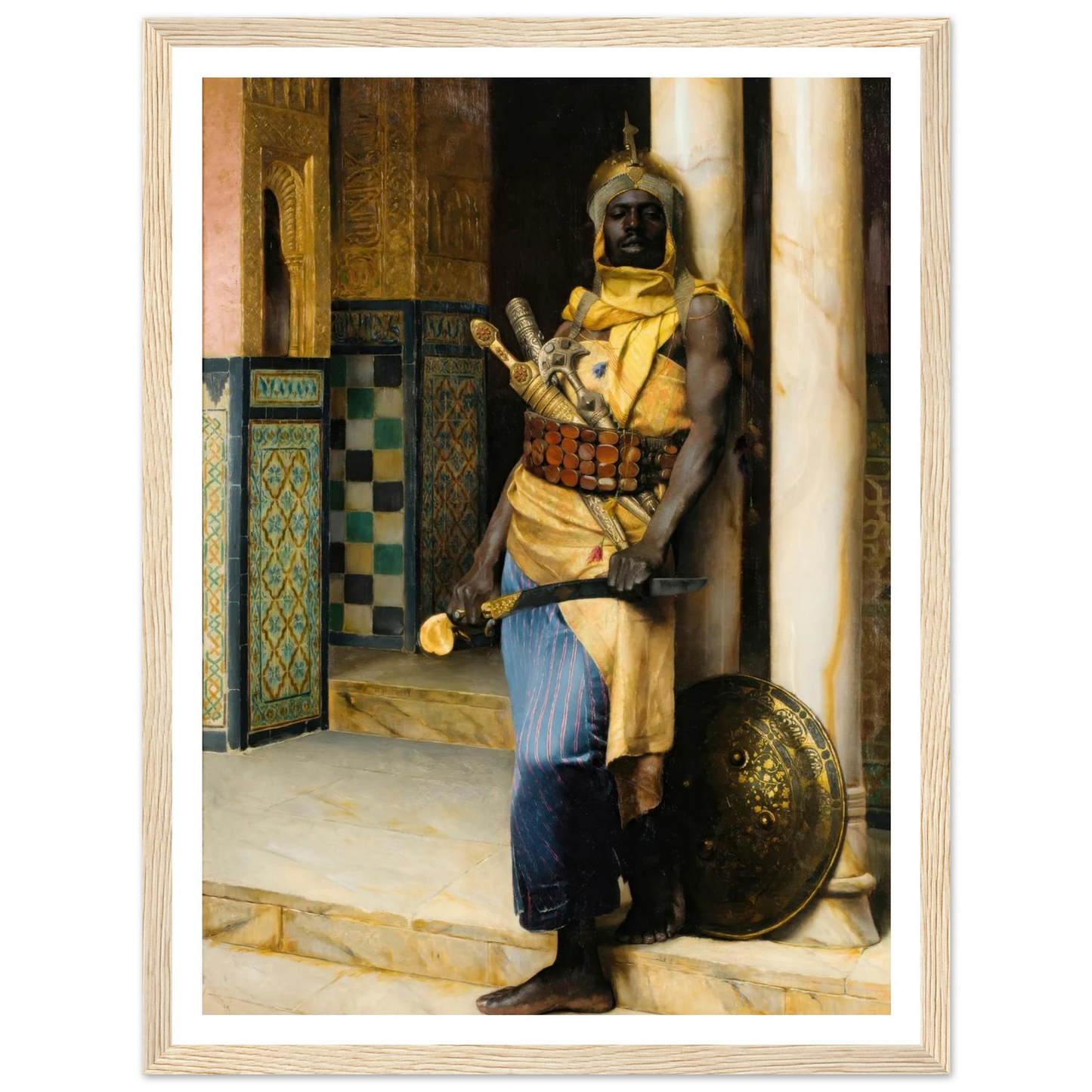 Guarding the Palace (1888) Art Print | Ludwig Deutsch-Quipham Collections