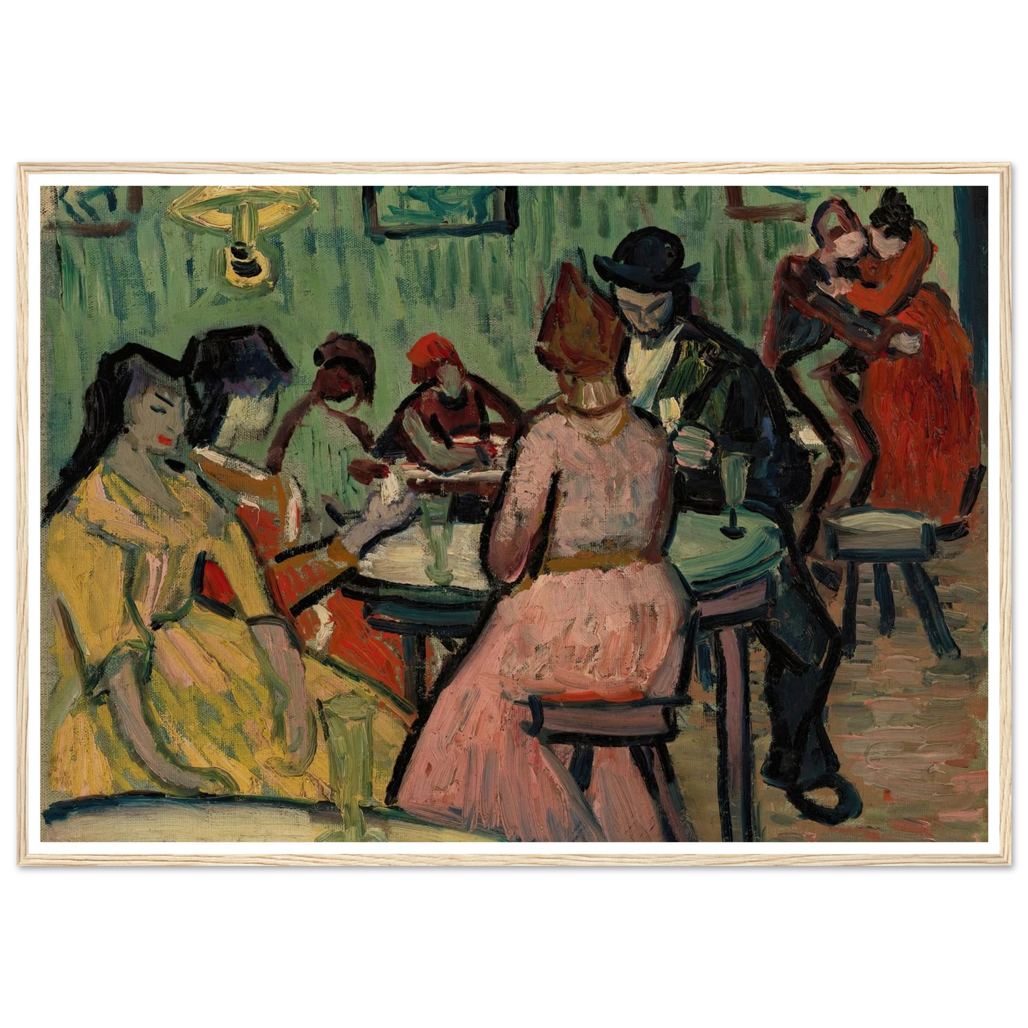 The Brothel (Le Lupanar) (1888) Art Print | Vincent van Gogh-Quipham Collections