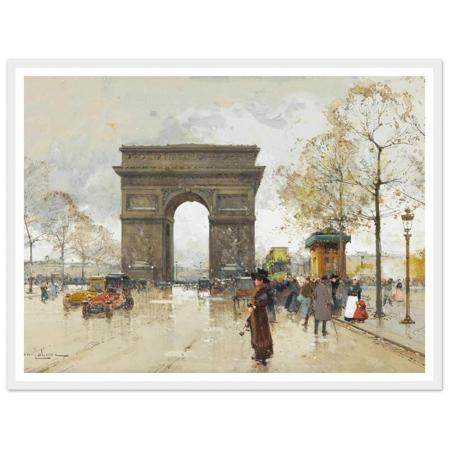 L’arc De Triomphe Art Print | Eugene Galien Laloue-Quipham Collections