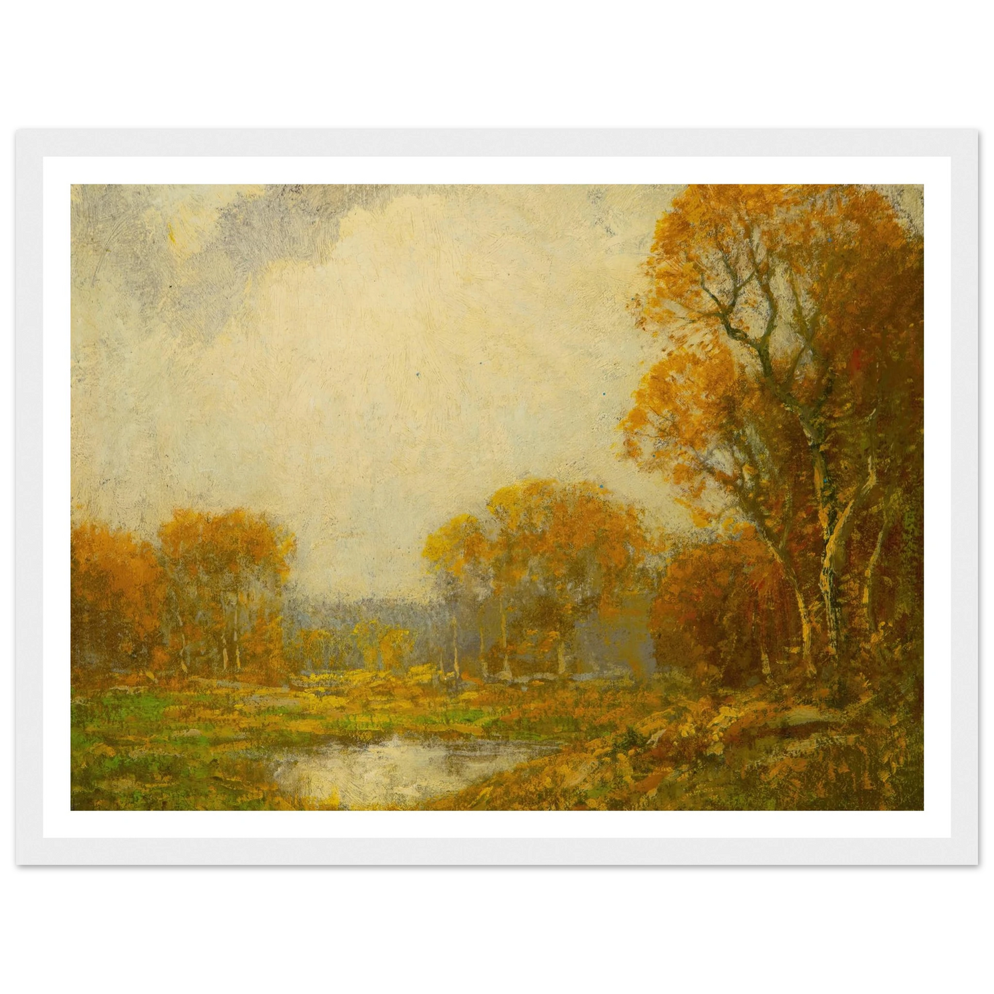 Autumn’s Pond Art Print | Julian Onderdonk-Quipham Collections