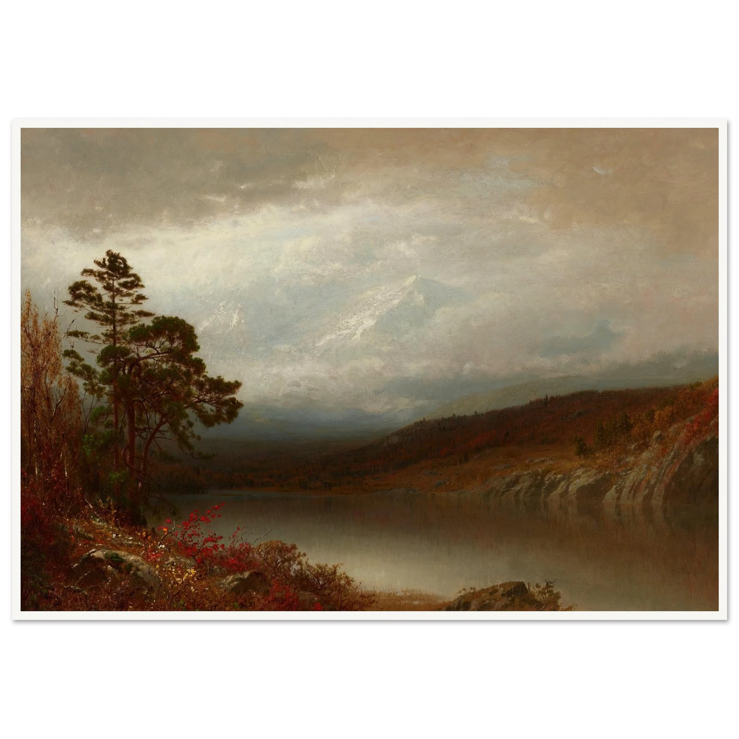 Autumn in the Adirondacks (c. 1872-73) Art Print | Alexander Helwig Wyant-Quipham Collections