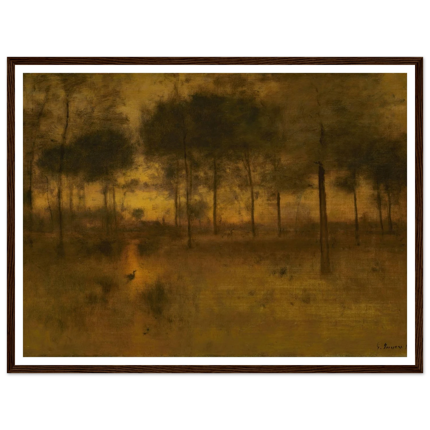 The Home of the Heron Art Print | George Inness-Quipham Collections