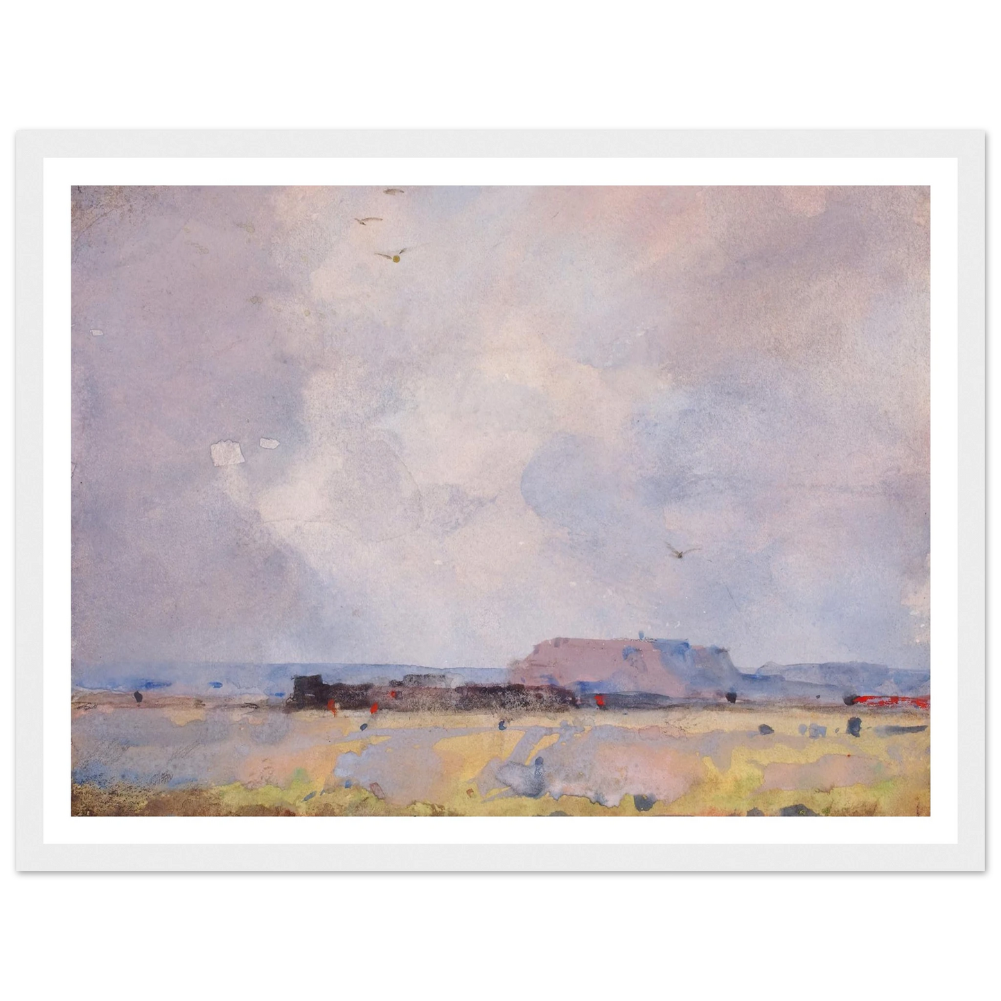 In The Plateau Country, With An Inhabited Pueblo (1929) Art Print | William Henry Holmes-Quipham Collections