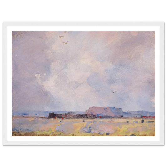 In The Plateau Country, With An Inhabited Pueblo (1929) Art Print | William Henry Holmes-Quipham Collections
