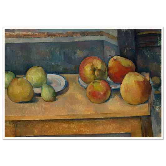 Still Life with Apples and Pears (ca. 1891–92) Art Print | Paul Cezanne-Quipham Collections