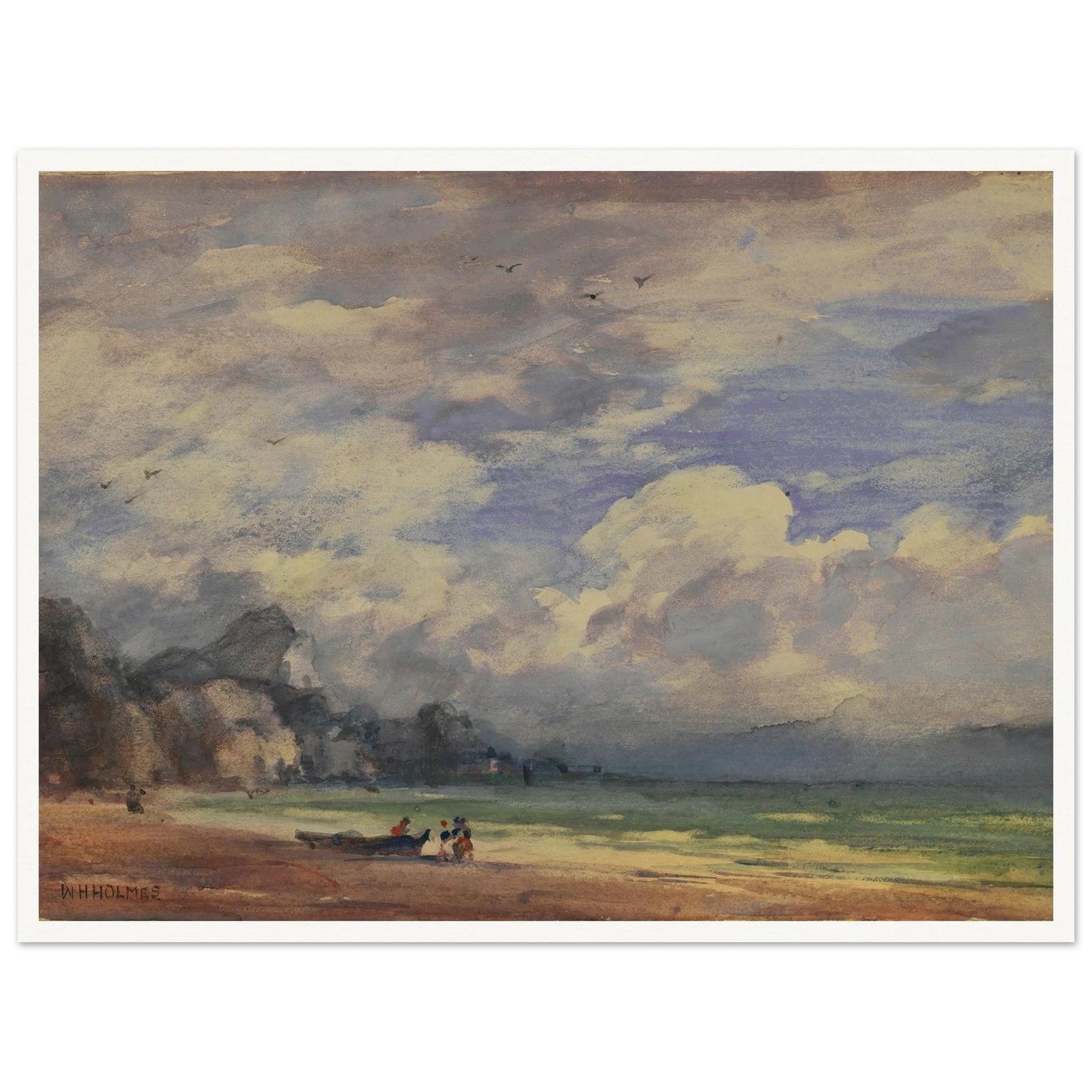 On The California Coast Art Print | William Henry Holmes-Quipham Collections