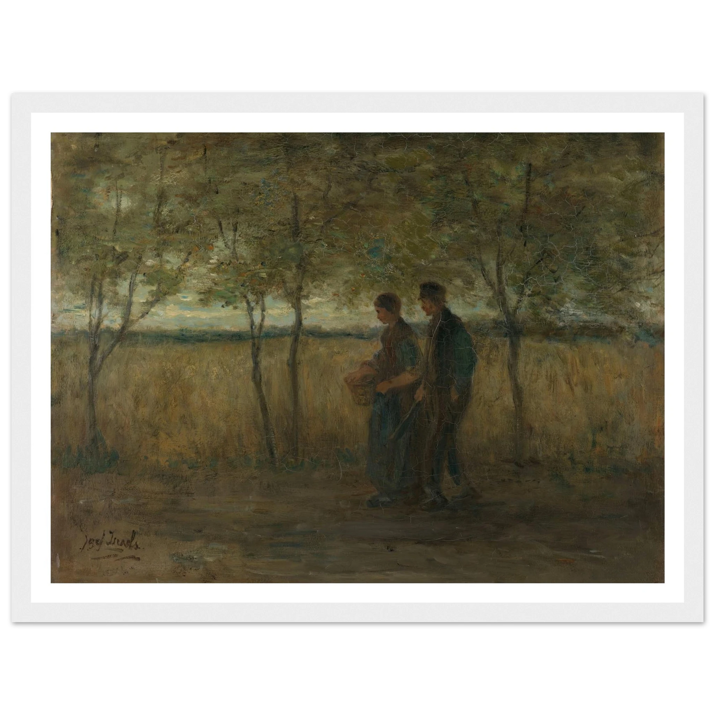 ‘Turning homewards’ (1860 - 1911) Art Print | Jozef Israels-Quipham Collections