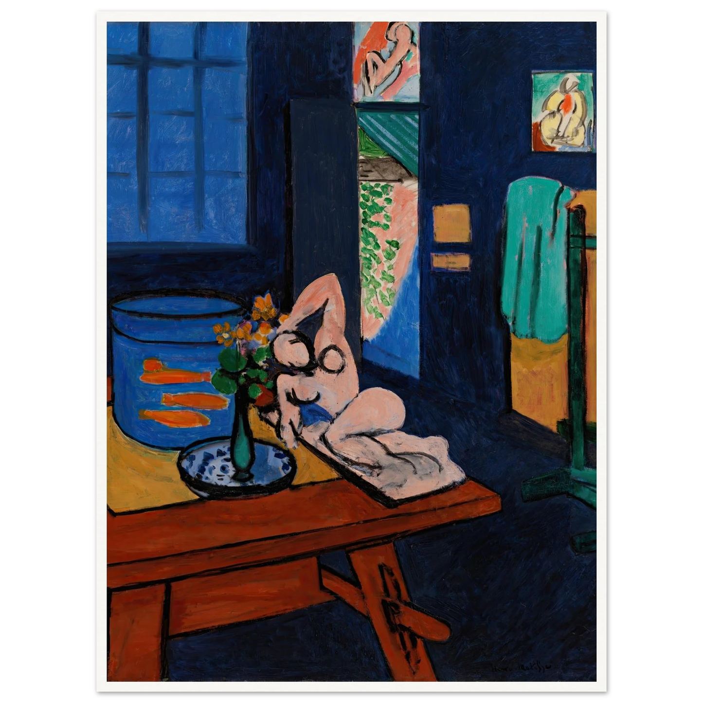 L’Atelier aux poissons rouges (1912) Art Print | Henri Matisse-Quipham Collections