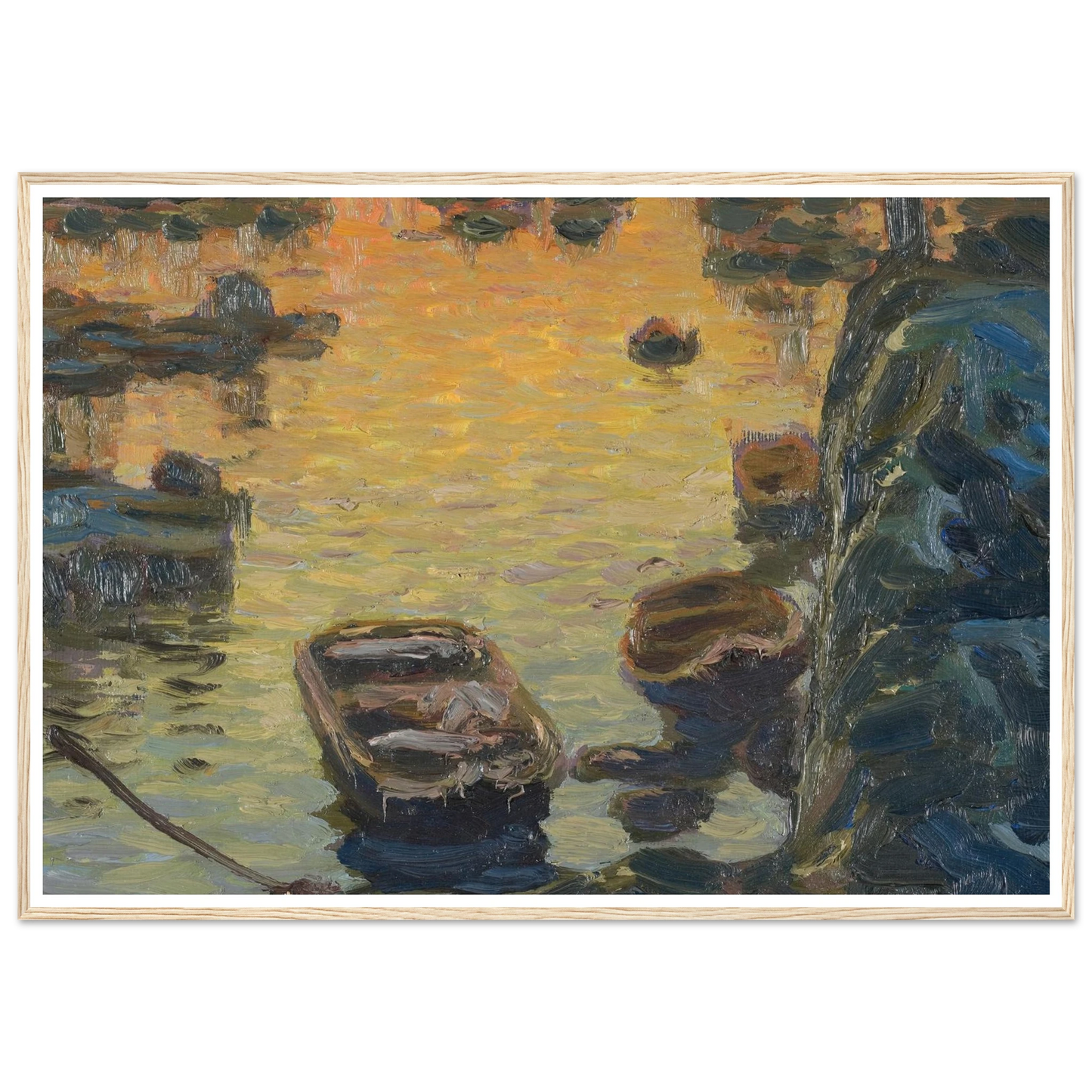 A Spring Night during the Fishing Season (1910) Art Print | Anna Boberg-Quipham Collections