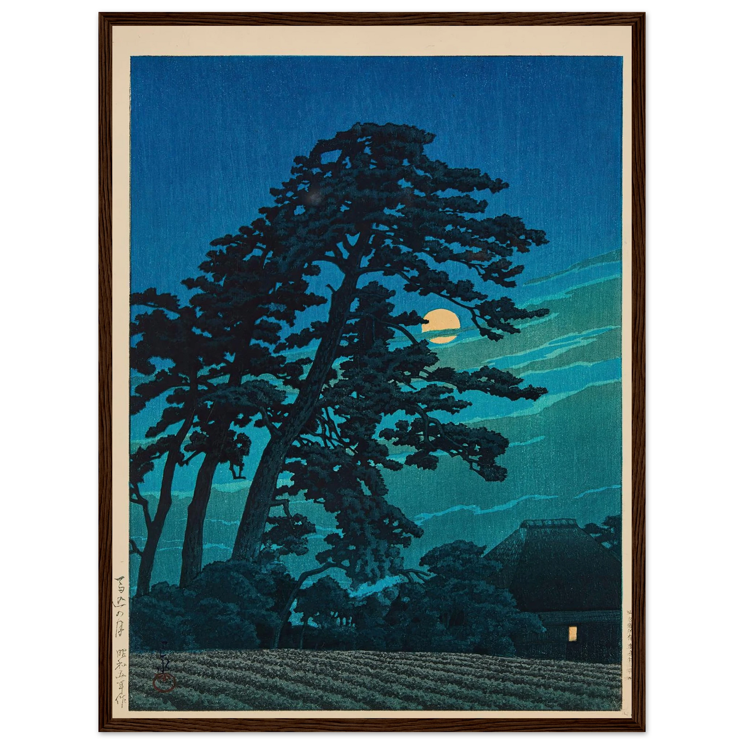Magome no tsuki (Moon at Magome) (1930) Art Print | Kawase Hasui-Quipham Collections