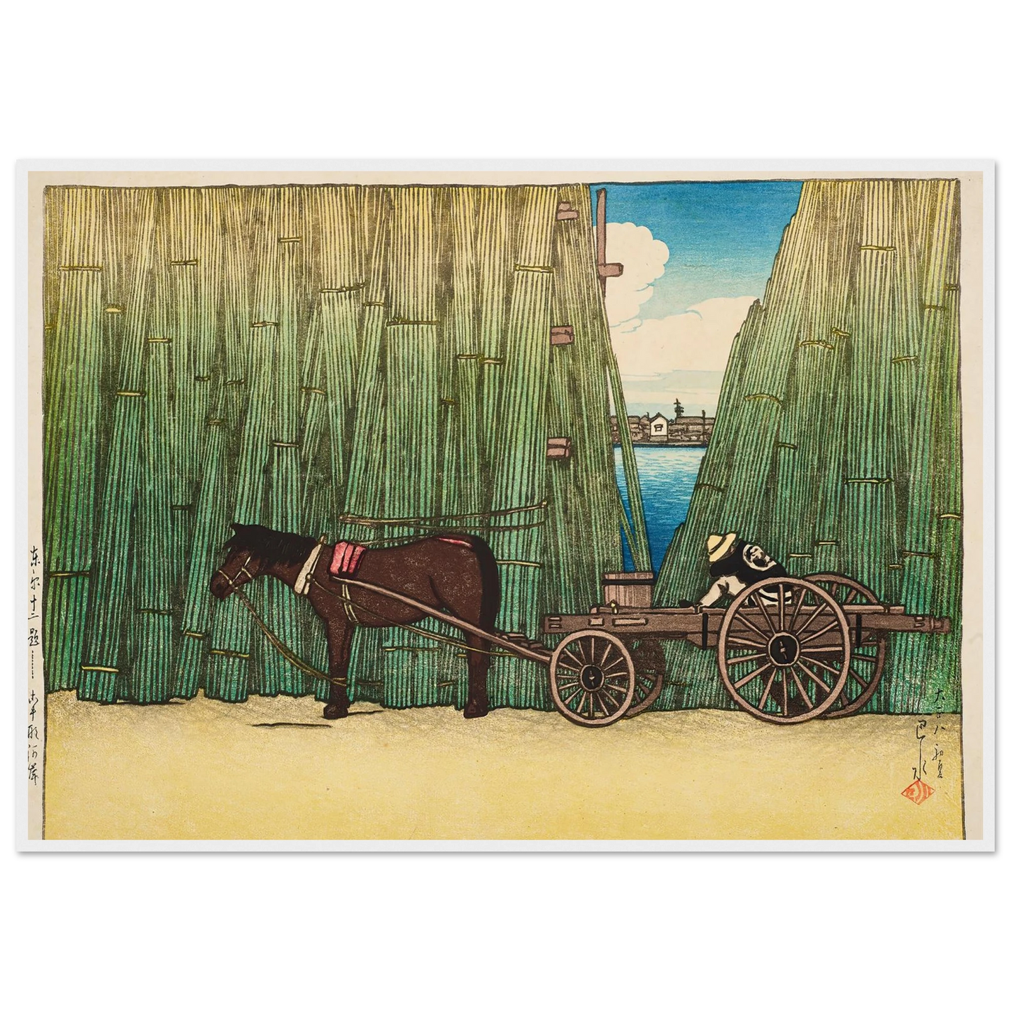 Komagata kashi (River bank, Komagata) (1919) Art Print | Kawase Hasui-Quipham Collections