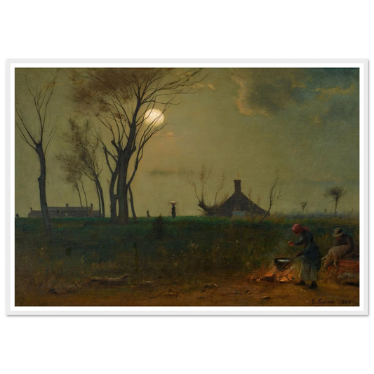 Moonlight in Virginia (1884) Art Print | George Inness-Quipham Collections