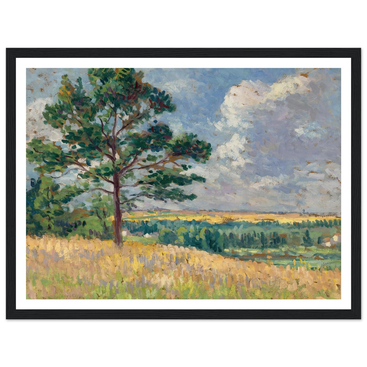 Paysage près de Méréville (circa 1905) Art Print | Maximilien Luce-Quipham Collections