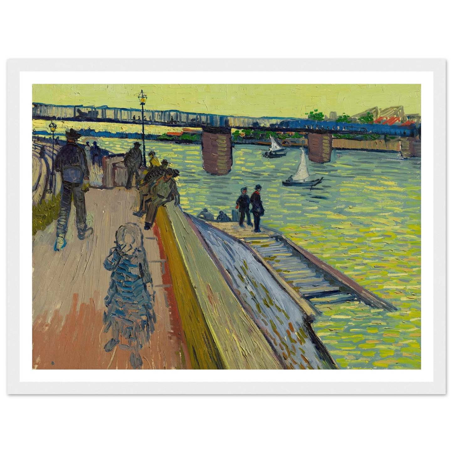Le pont de Trinquetaille (1888) Art Print | Vincent van Gogh-Quipham Collections