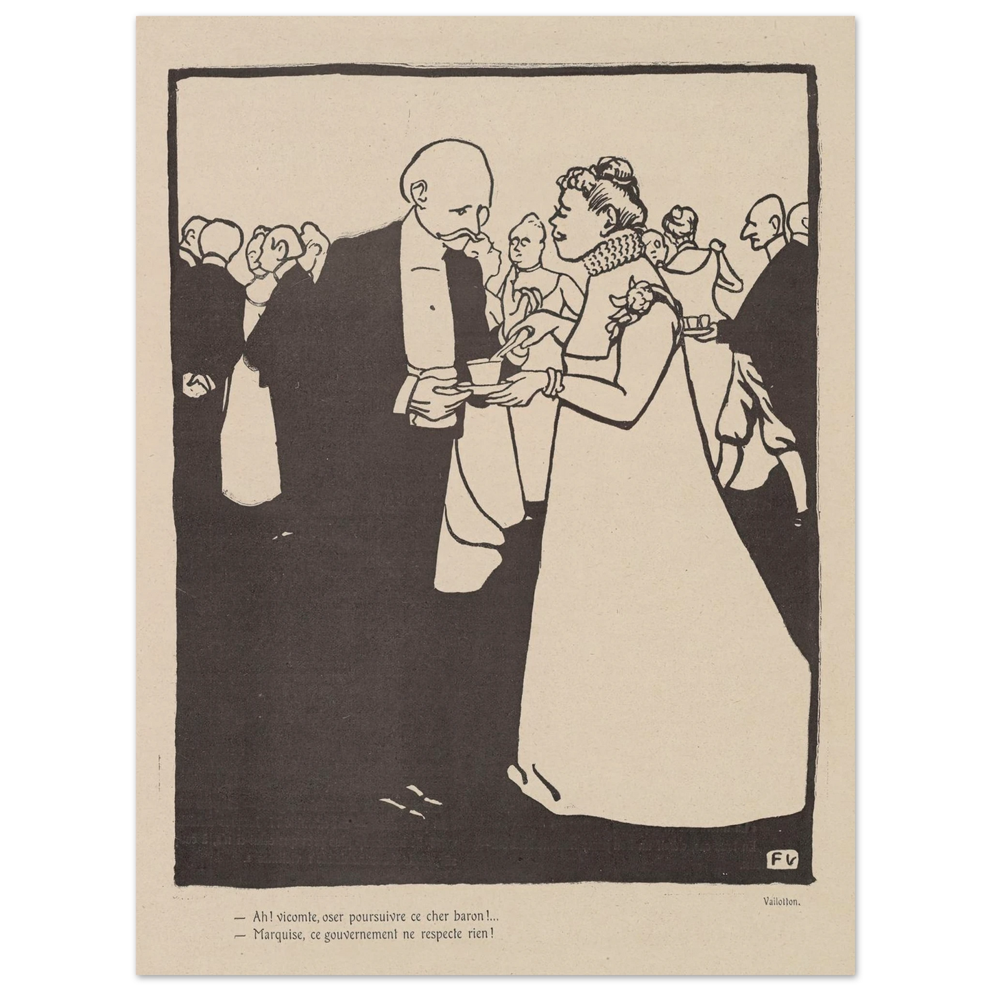 1er août 1903. Art Print | Felix Vallotton-Quipham Collections