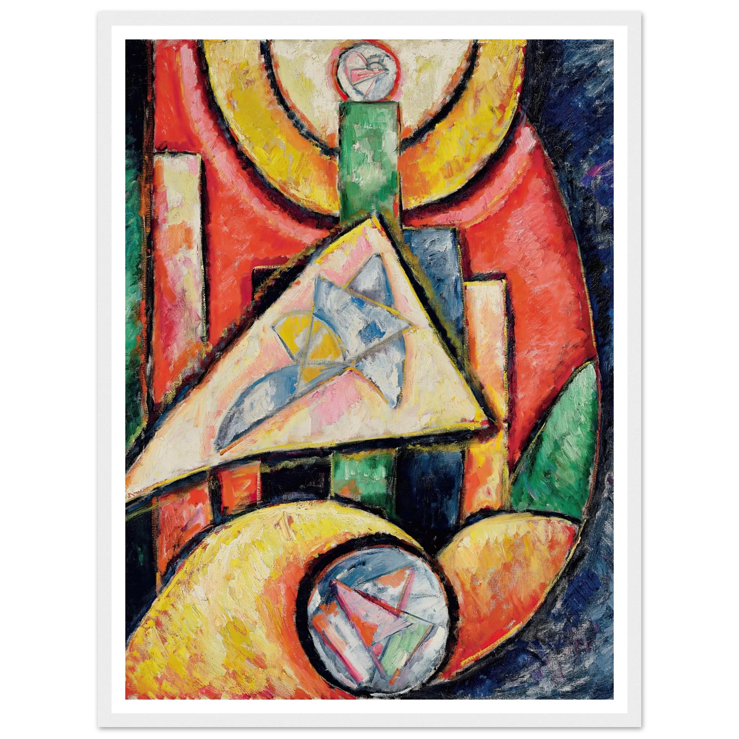 Abstraction (1912-13) Art Print | Marsden Hartley-Quipham Collections