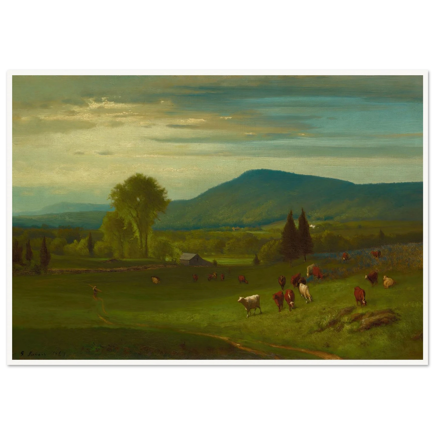 Summer in the Catskills (1867) Art Print | George Inness-Quipham Collections