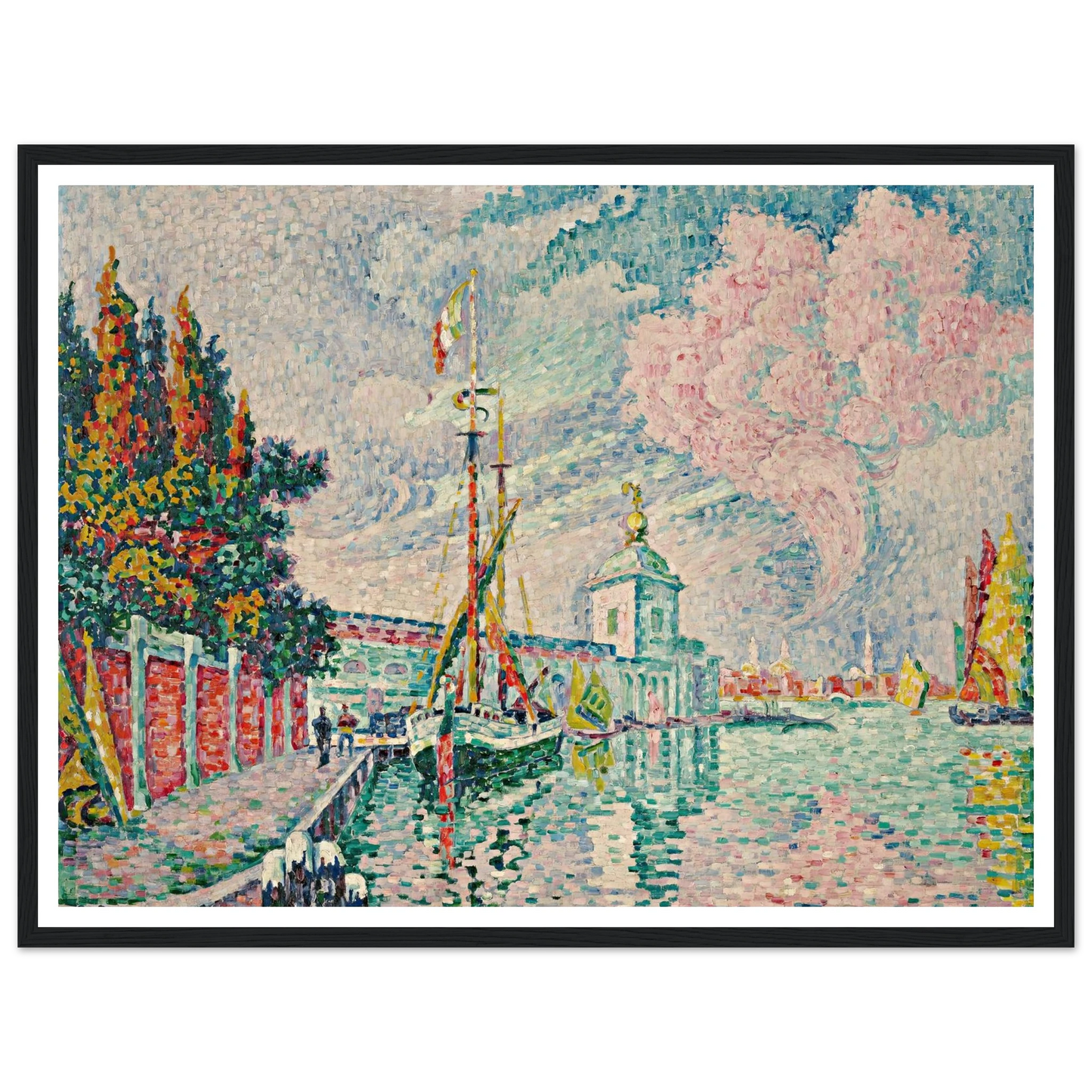 La Dogana, Venise (1923) Art Print | Paul Signac-Quipham Collections