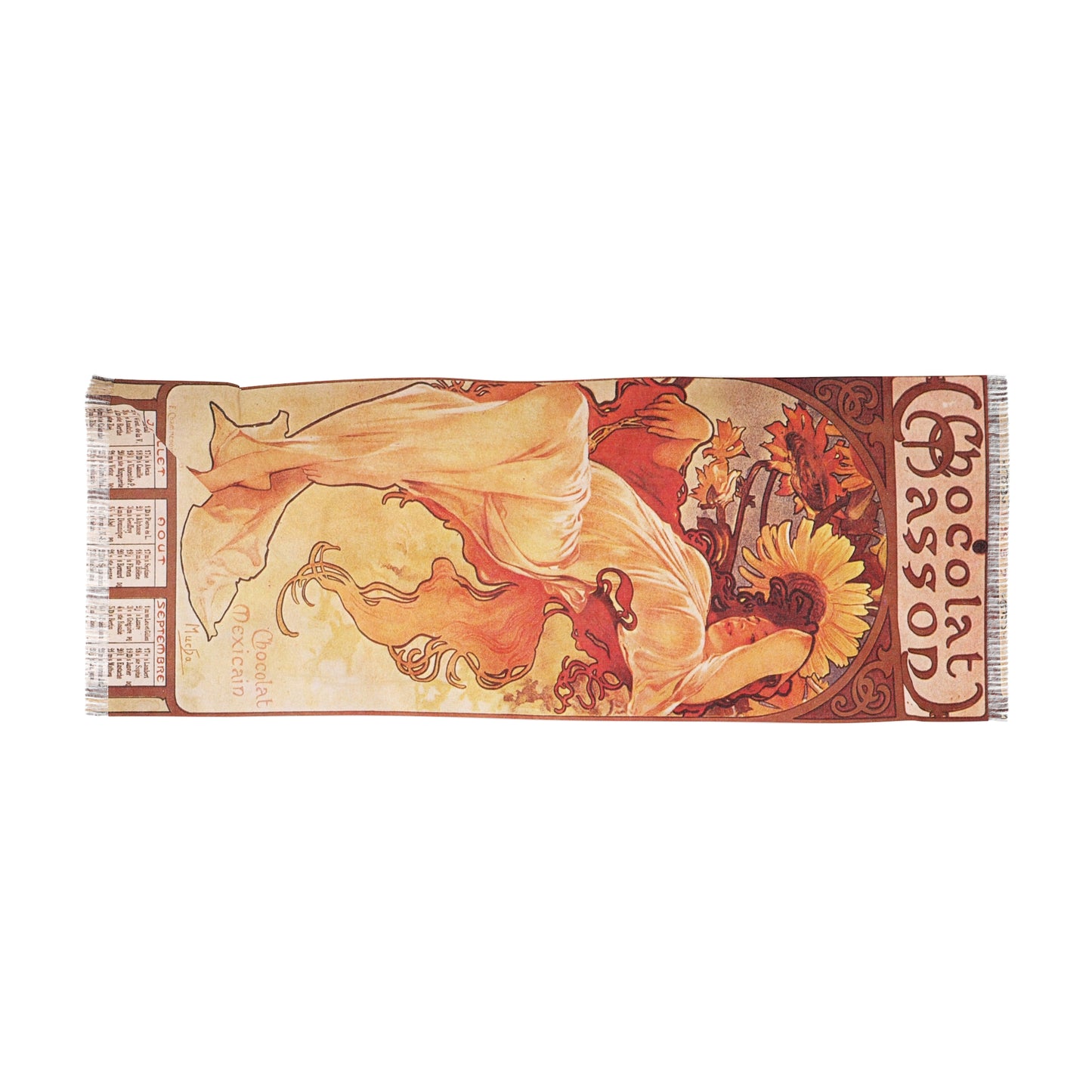 Summer | Alphonse Mucha Scarf – Art Nouveau Scarf-Quipham Collections