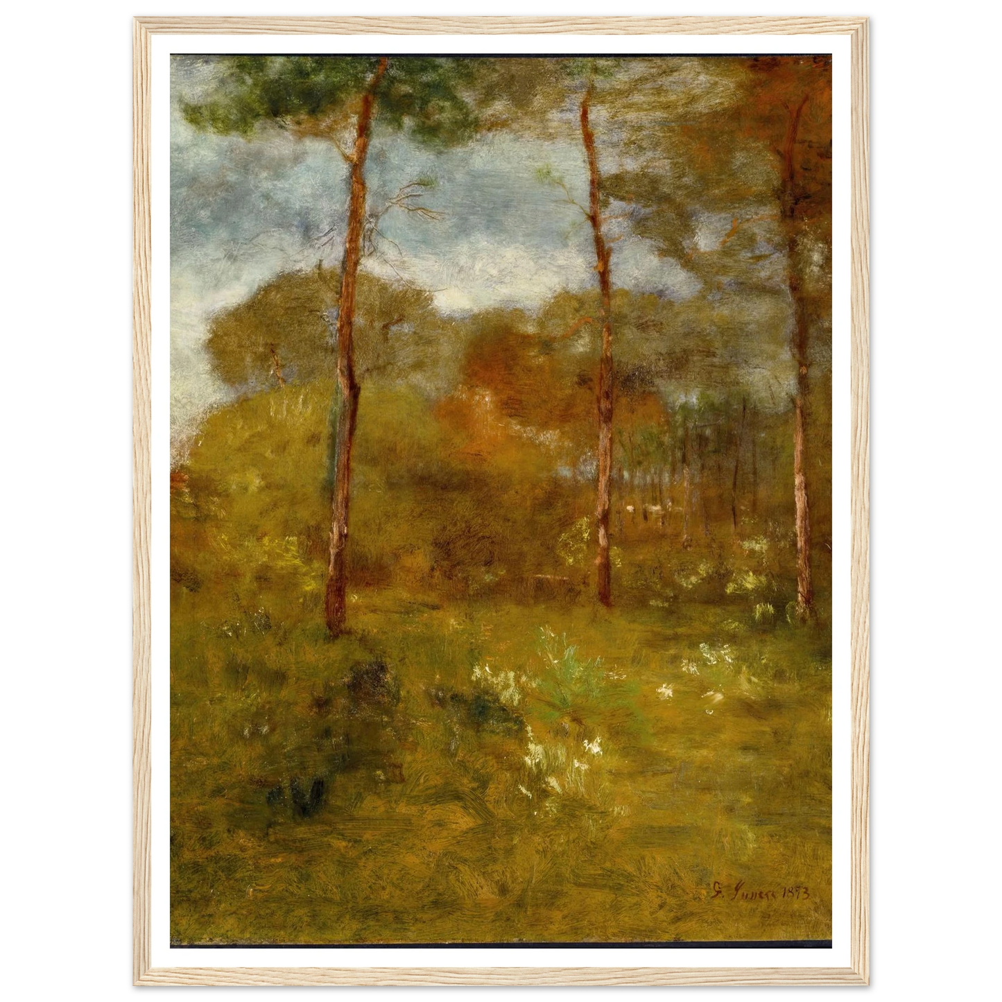 Orange Road, Tarpon Springs (1893) Art Print | George Inness-Quipham Collections