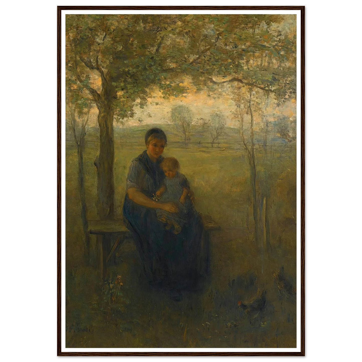The Madonna Of Drenthe Art Print | Jozef Israels-Quipham Collections