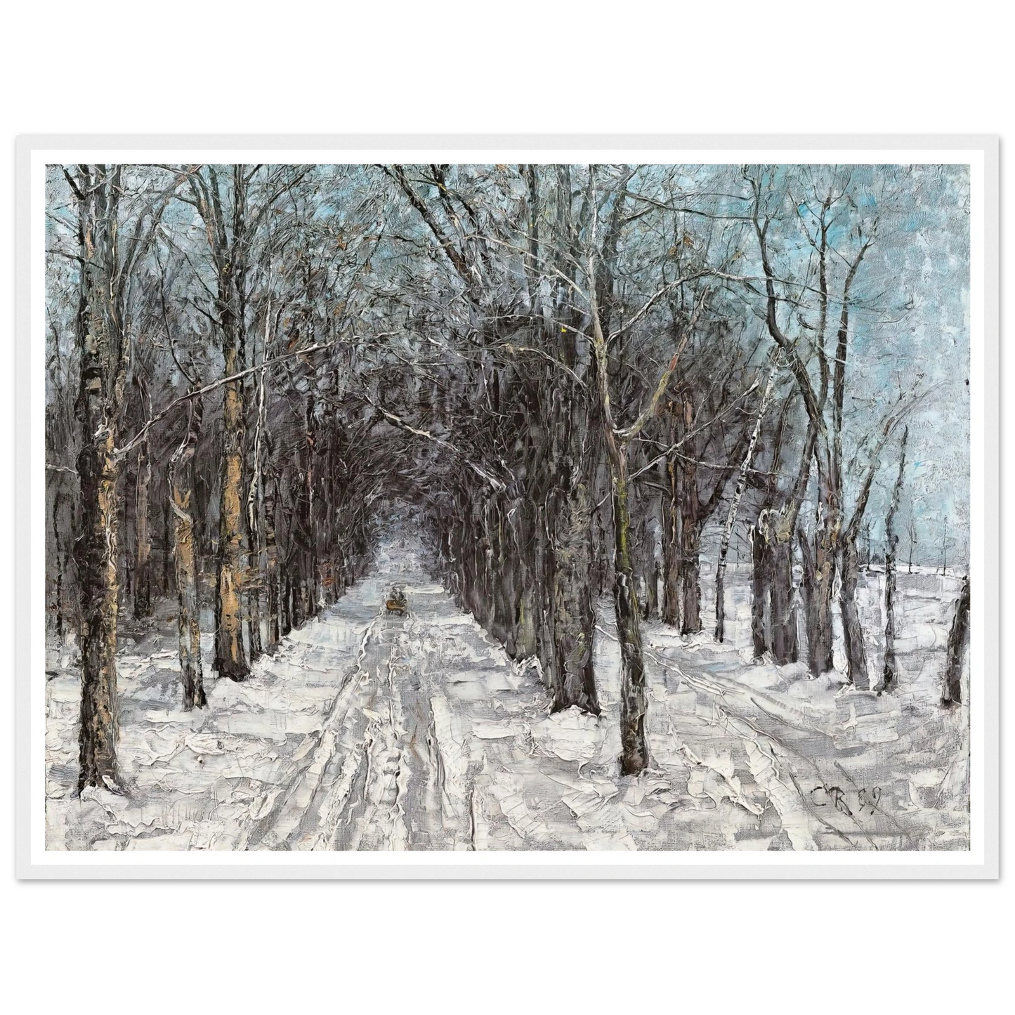 Belvedere Allee in Weimar (1889) Art Print | Christian Rohlfs-Quipham Collections