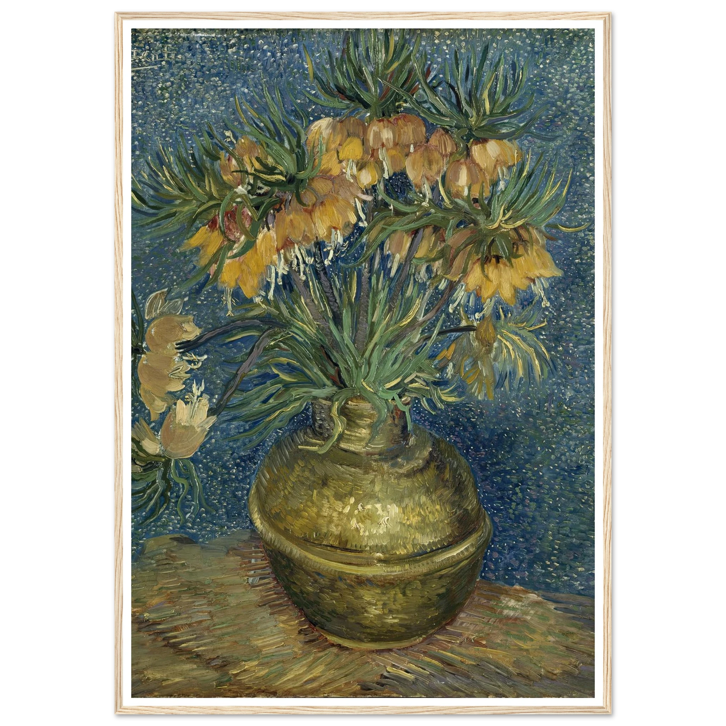 Imperial Fritillaries in a Copper Vase (1887) Art Print | Vincent van Gogh-Quipham Collections