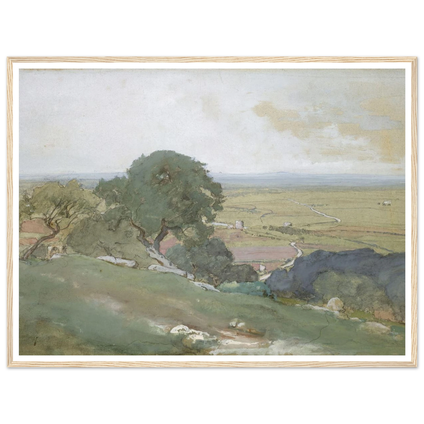 Olive Trees at Tivoli (1873) Art Print | George Inness-Quipham Collections
