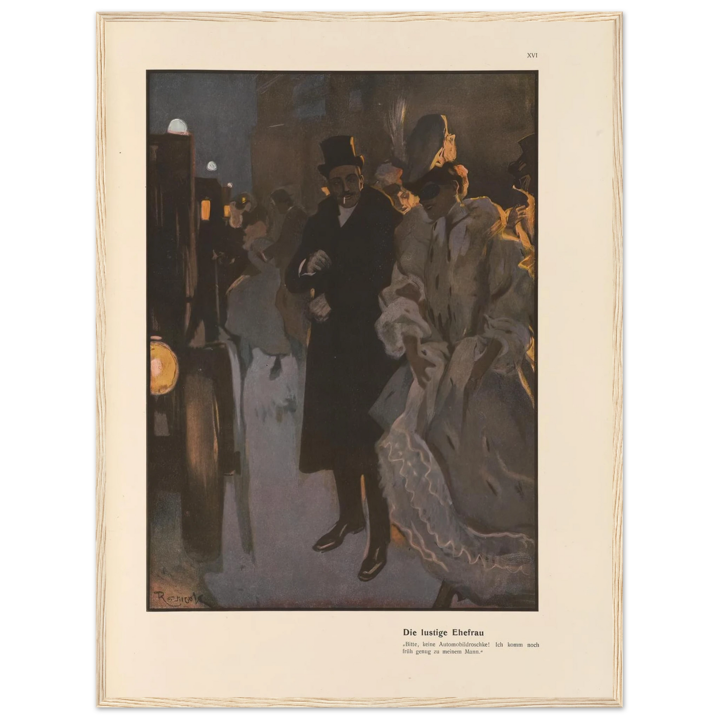 Die lustige Ehefrau (1908) Art Print | Ferdinand Freiherr von Reznicek-Quipham Collections