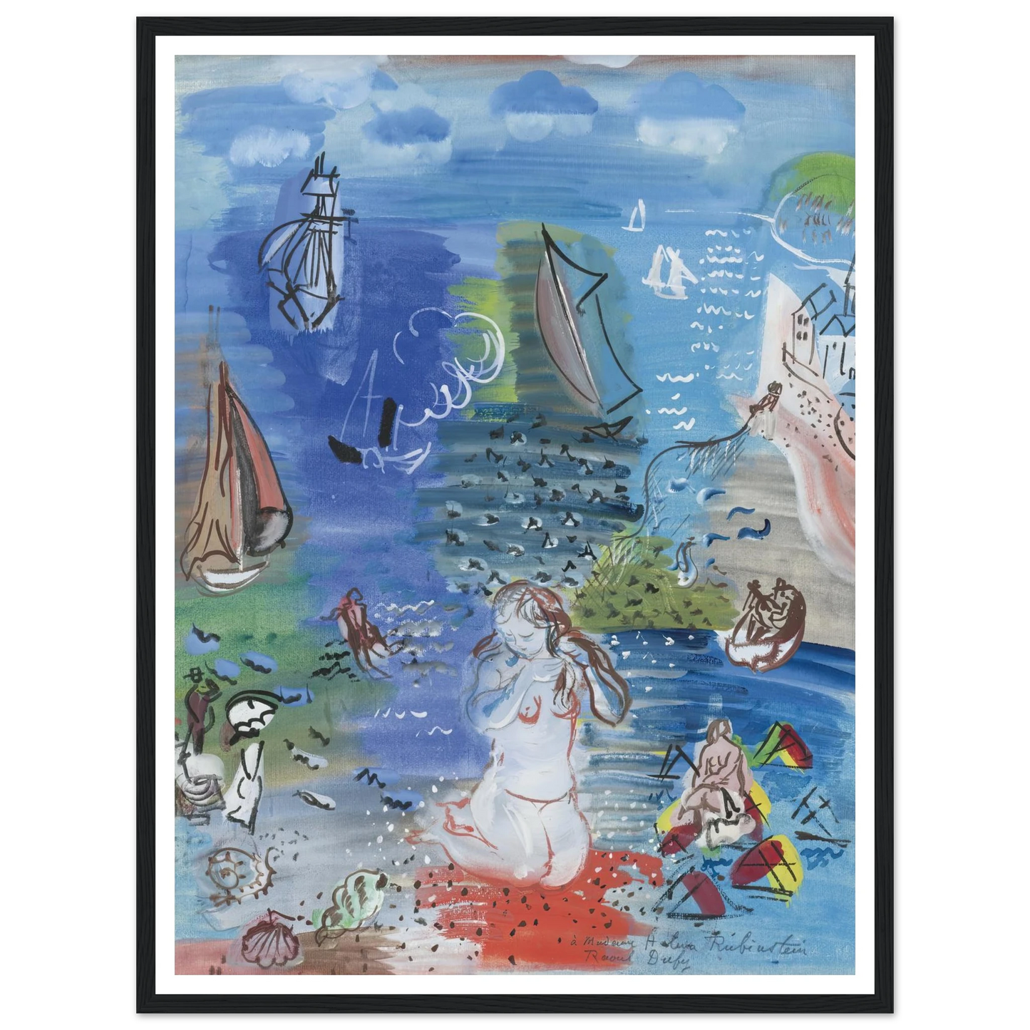 Amphitrite (1939) Art Print | Raoul Dufy-Quipham Collections