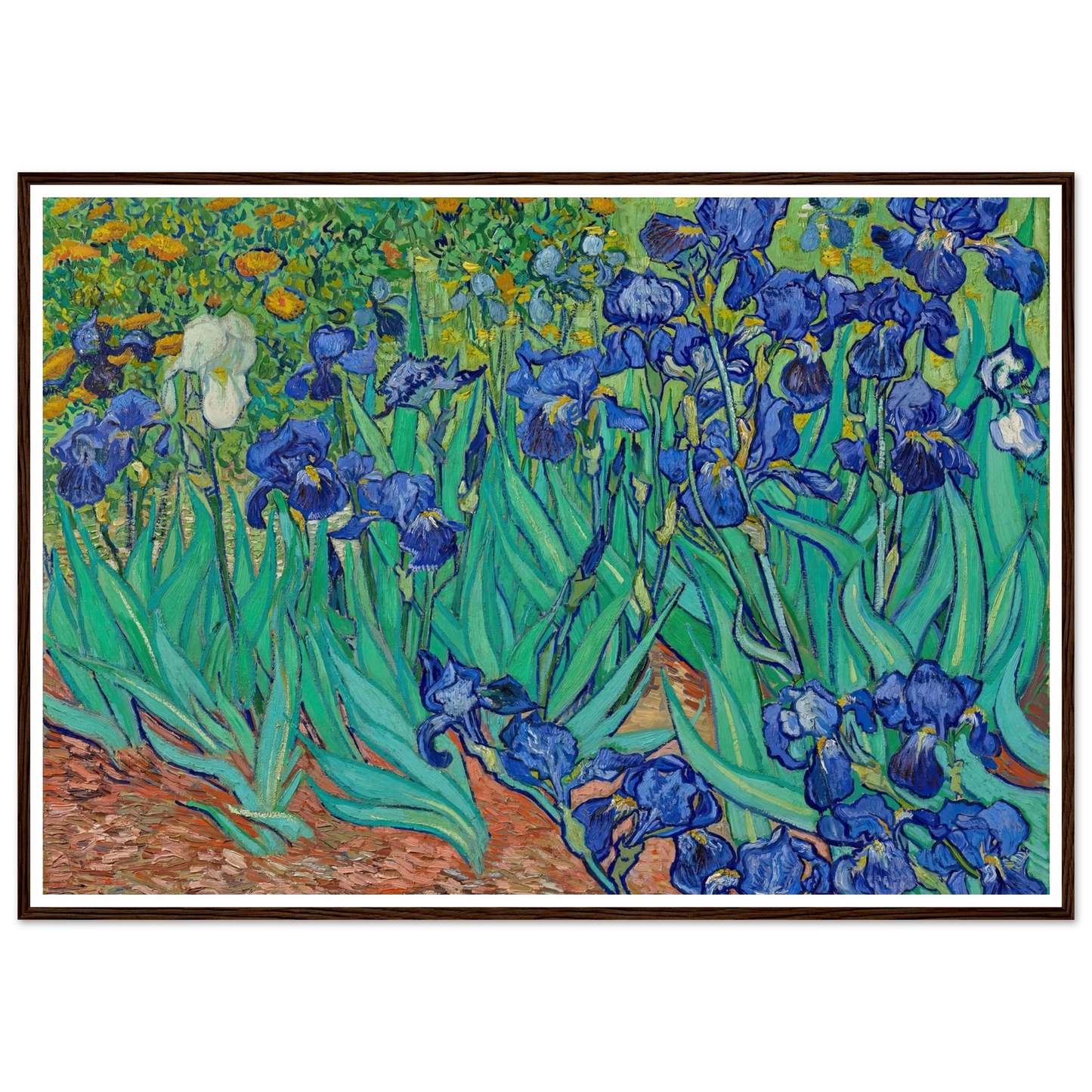 Irises (1889) Art Print | Vincent van Gogh-Quipham Collections