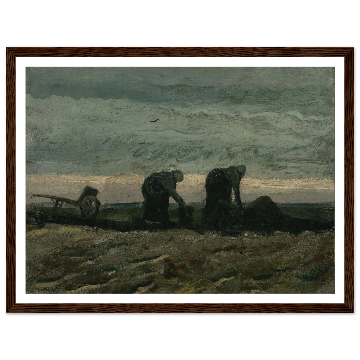 Two women on the heath (1883) Art Print | Vincent van Gogh-Quipham Collections