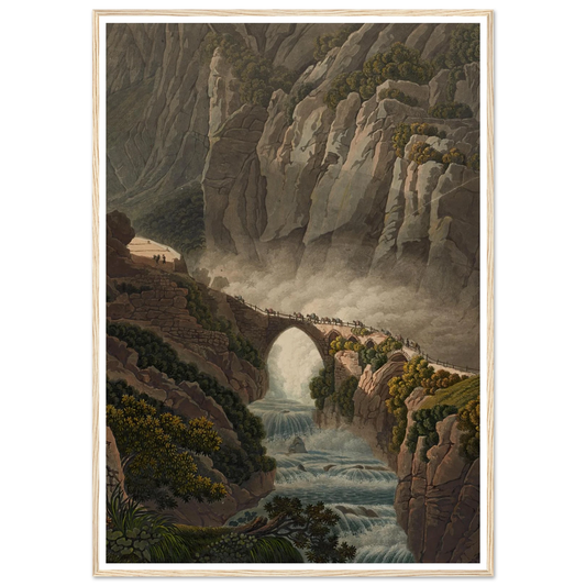 Le Pont du Diable au St. Gotthard Art Print | Peter Birmann-Quipham Collections